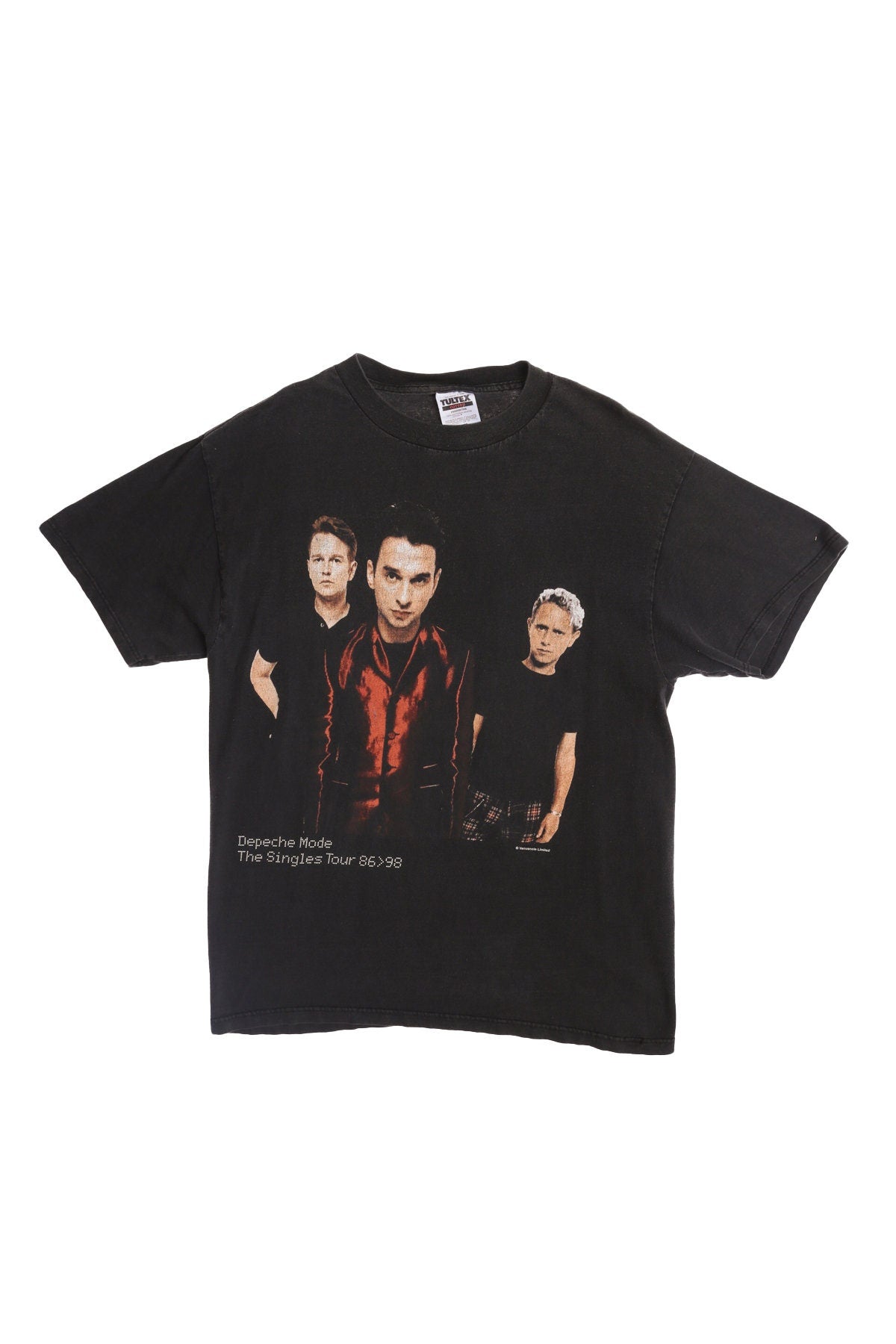 Depeche Mode The Singles Tour 86 > 98 Black Graphic T-shirt
