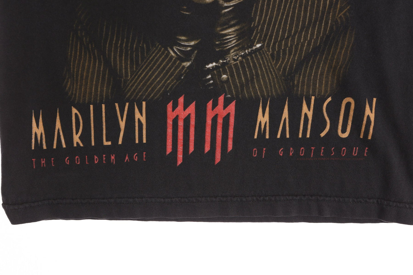 Marilyn Manson The Golden Age of Grotesque Black Graphic T-shirt
