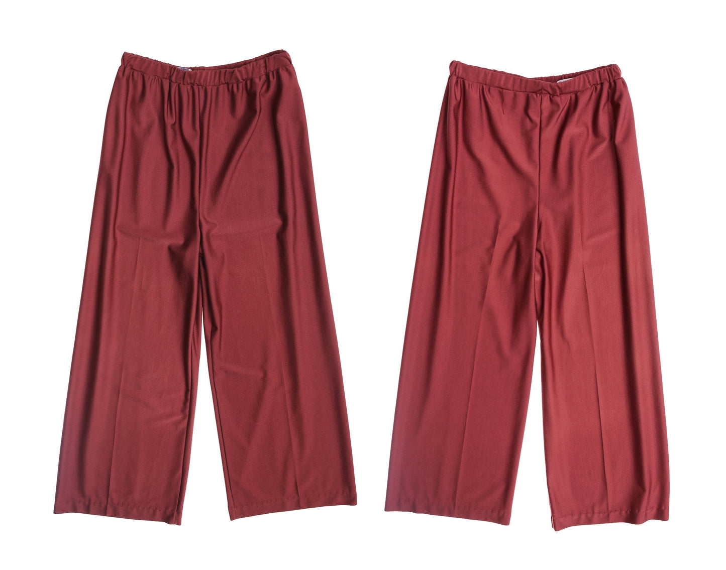 70's Women Red Bell Bottom Pants
