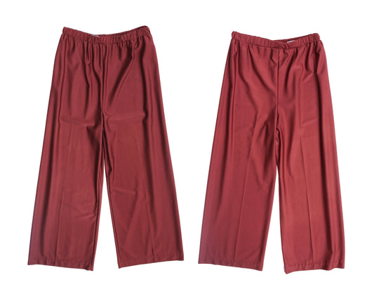 70's Women Red Bell Bottom Pants