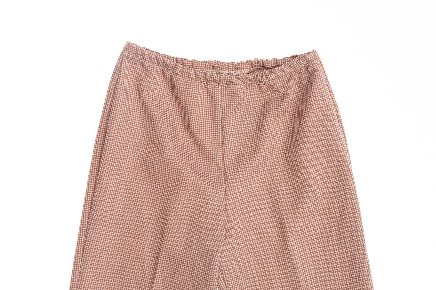 70's Women Pink Plaid Pants