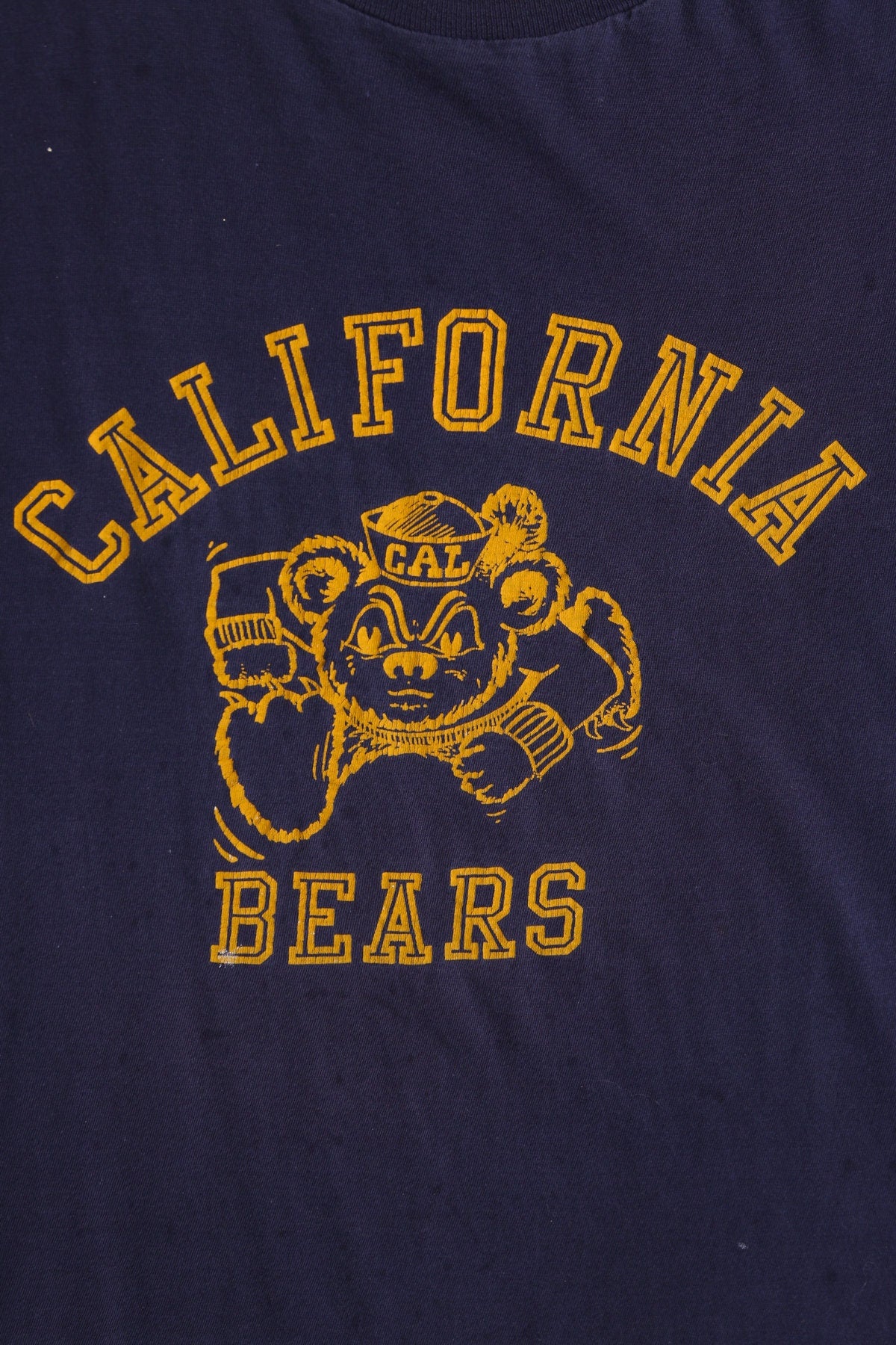 California Bears Vintage Blue Graphic T-shirt