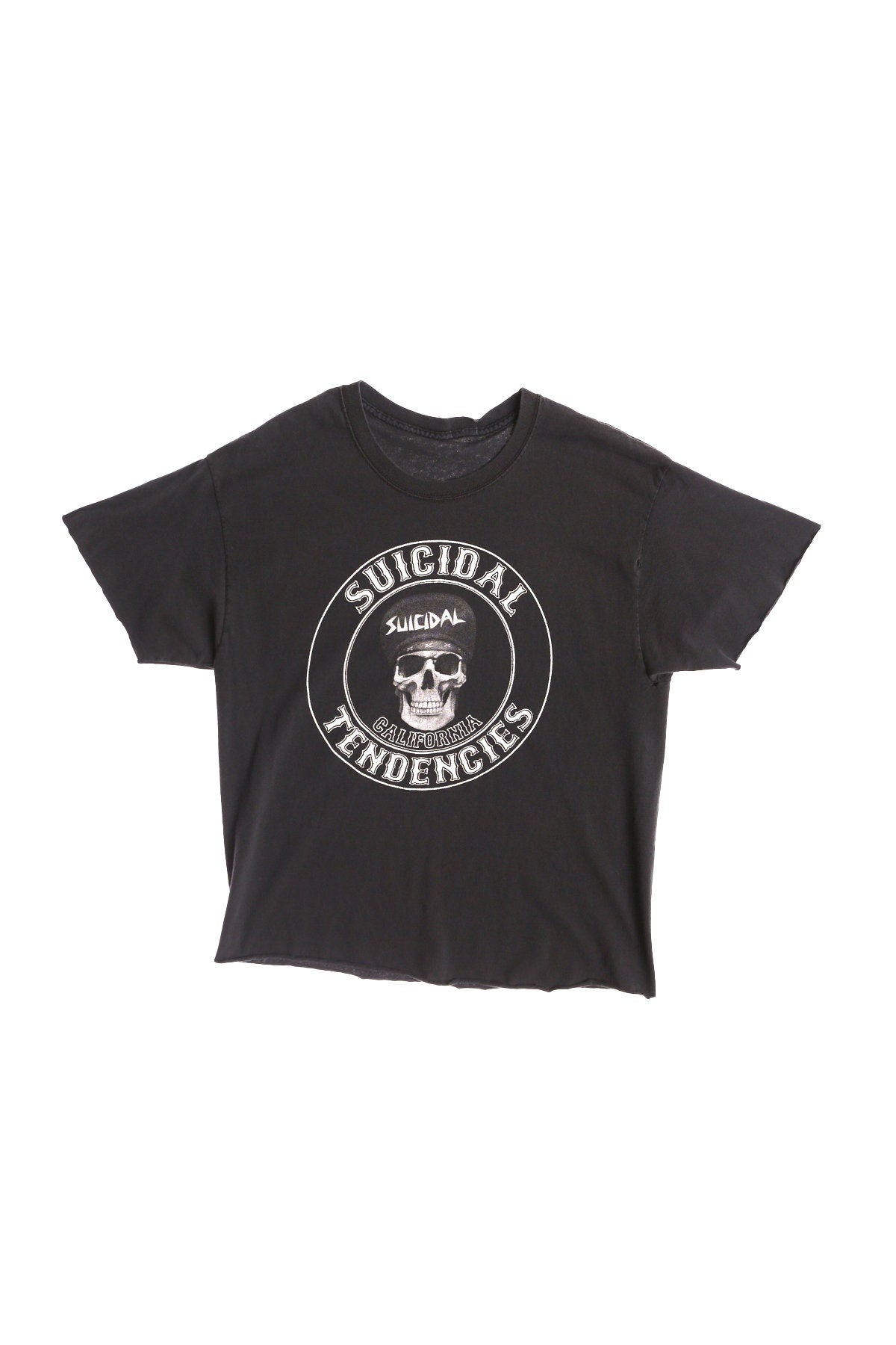 Suicidal Tendencies Black Graphic T-shirt - Cut of Length and Slevees