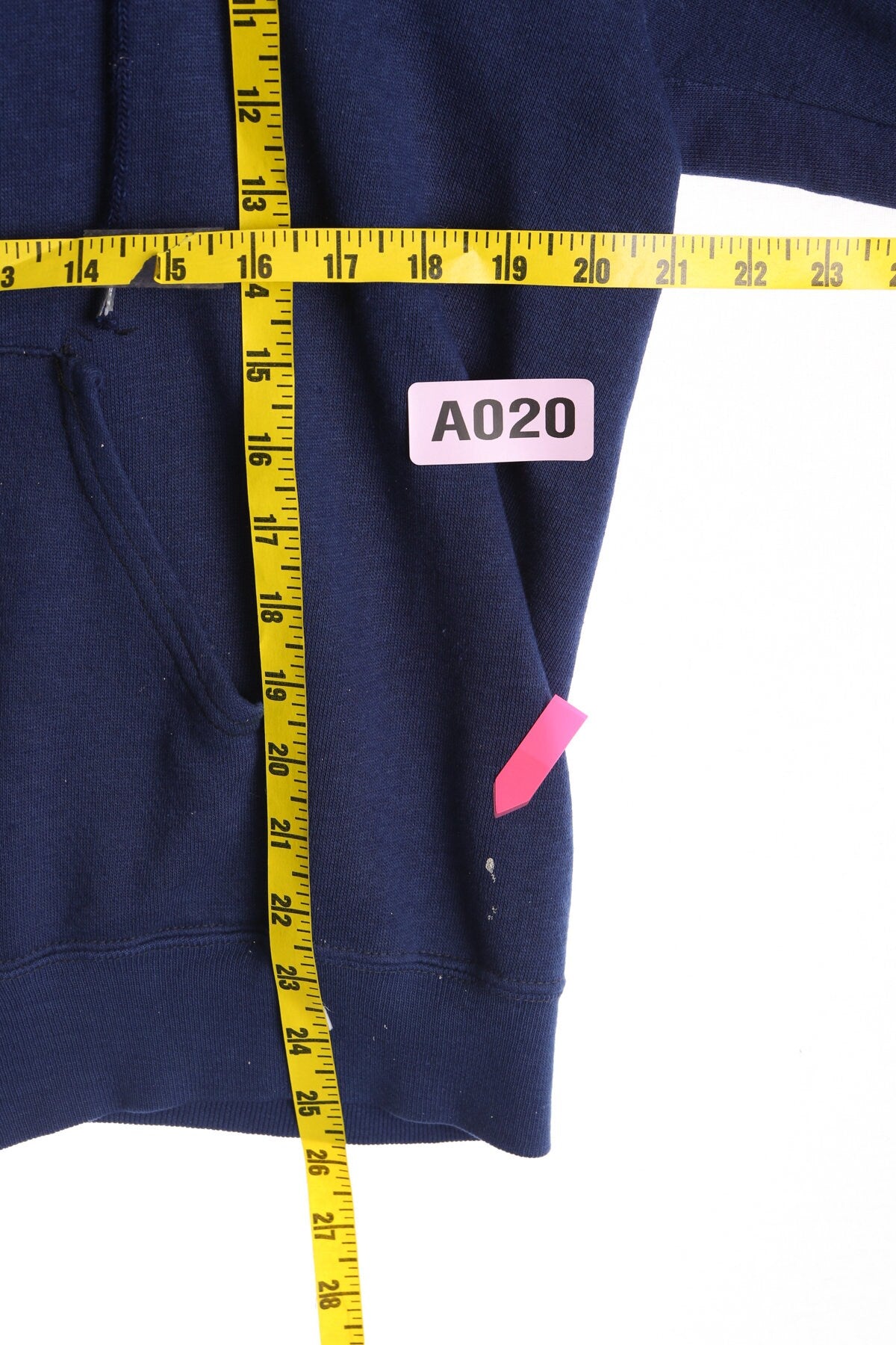 Vintage Blue No Print Zipper Closure Hoodie