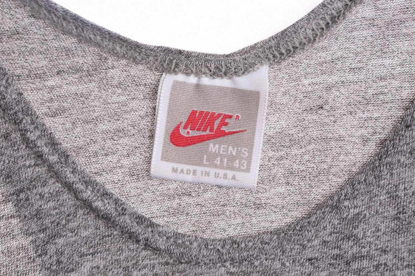 Vintage Nike Gray Tank Top - Era 80's - 90's
