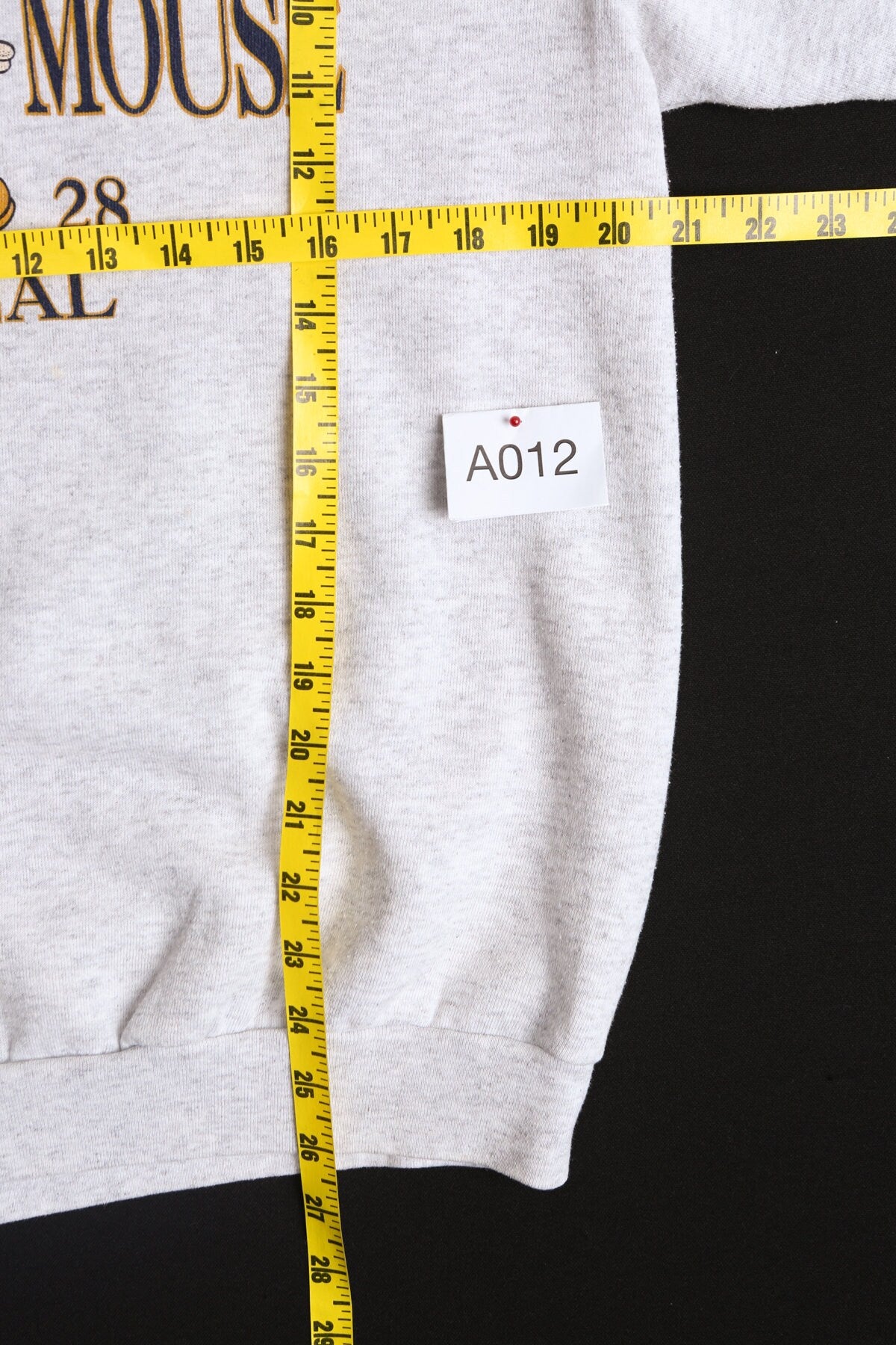 Vintage Mickey Mouse Gray Graphic Sweatshirt