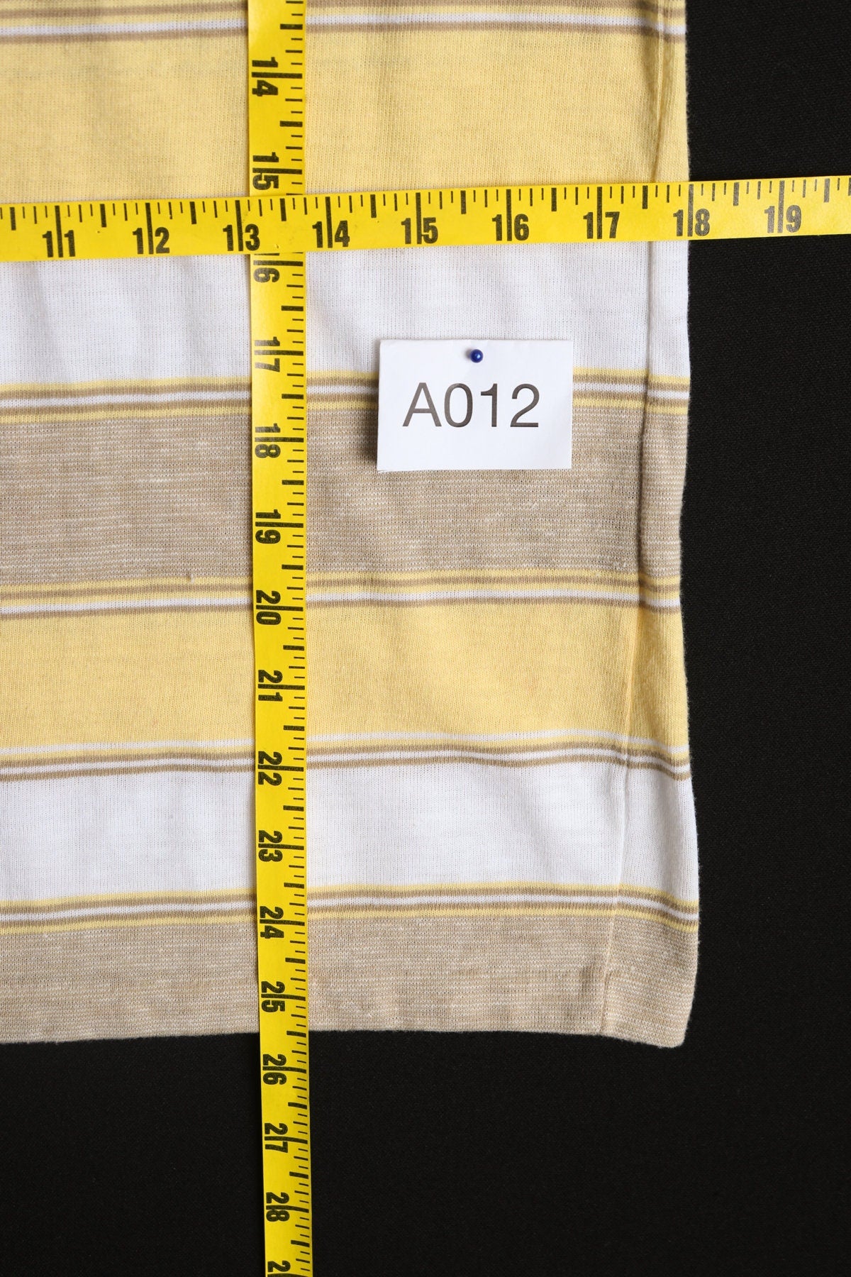 Vintage Polo Yellow Striped Shirt by Javelin