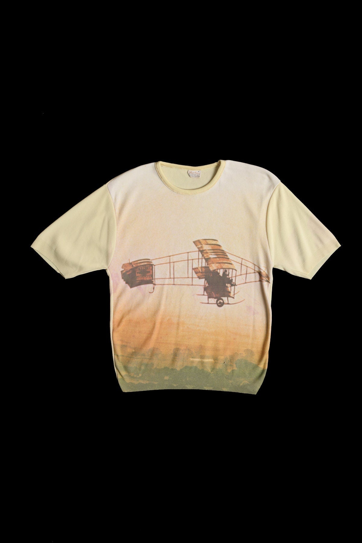 70's Airplane Graphic Short Sleeve Shirt