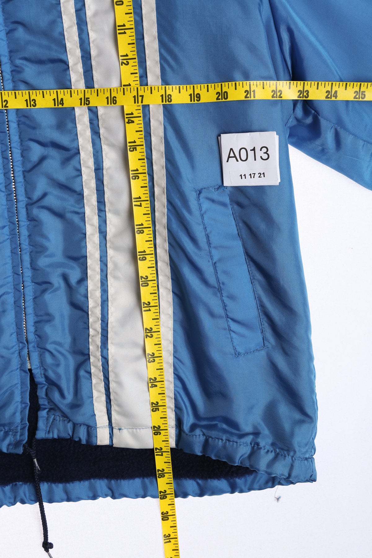 Vintage Blue Nylon Racing Jacket