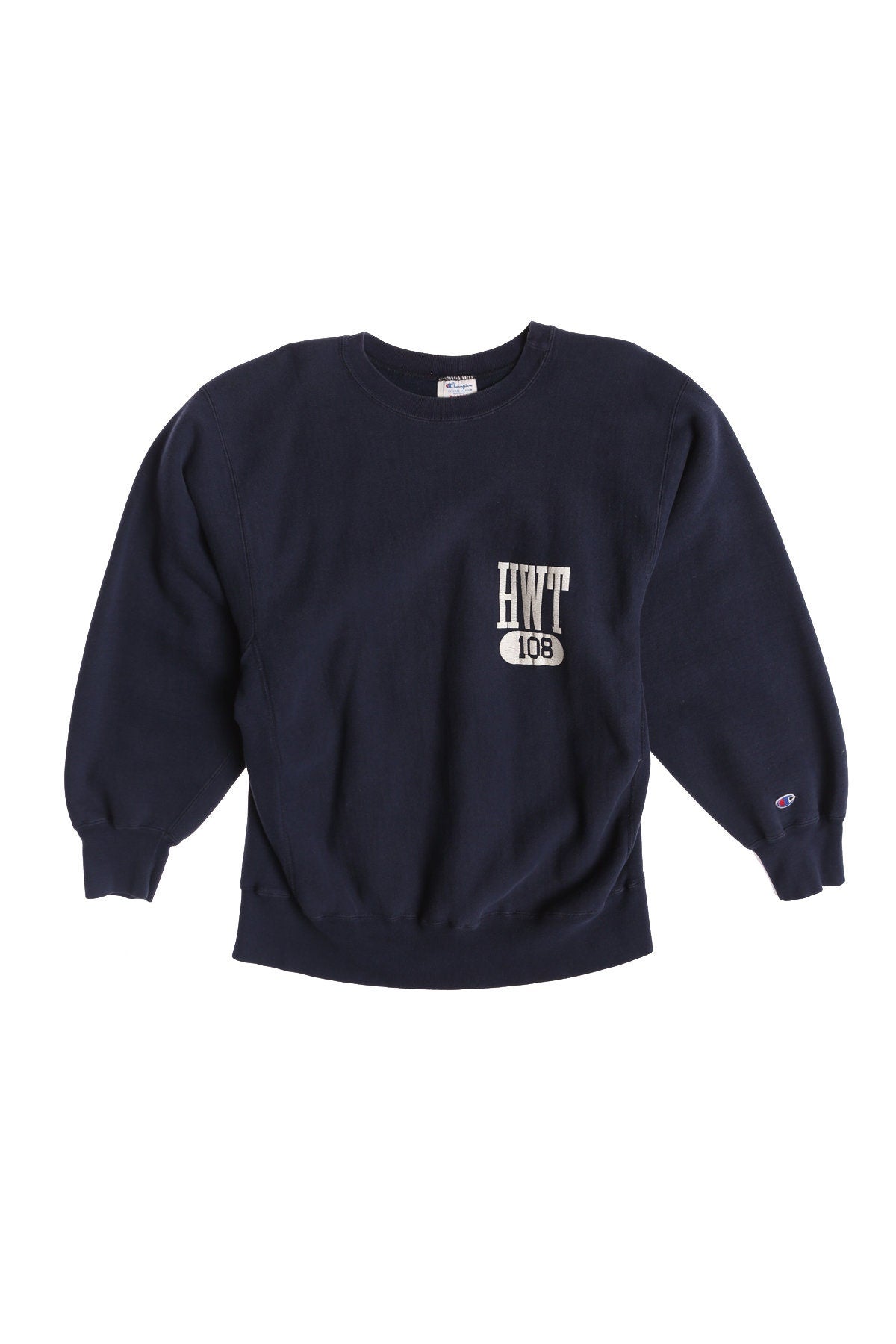 Vintage Champion Sweatshirt with HWT 108 Print - Era 80's - 90's