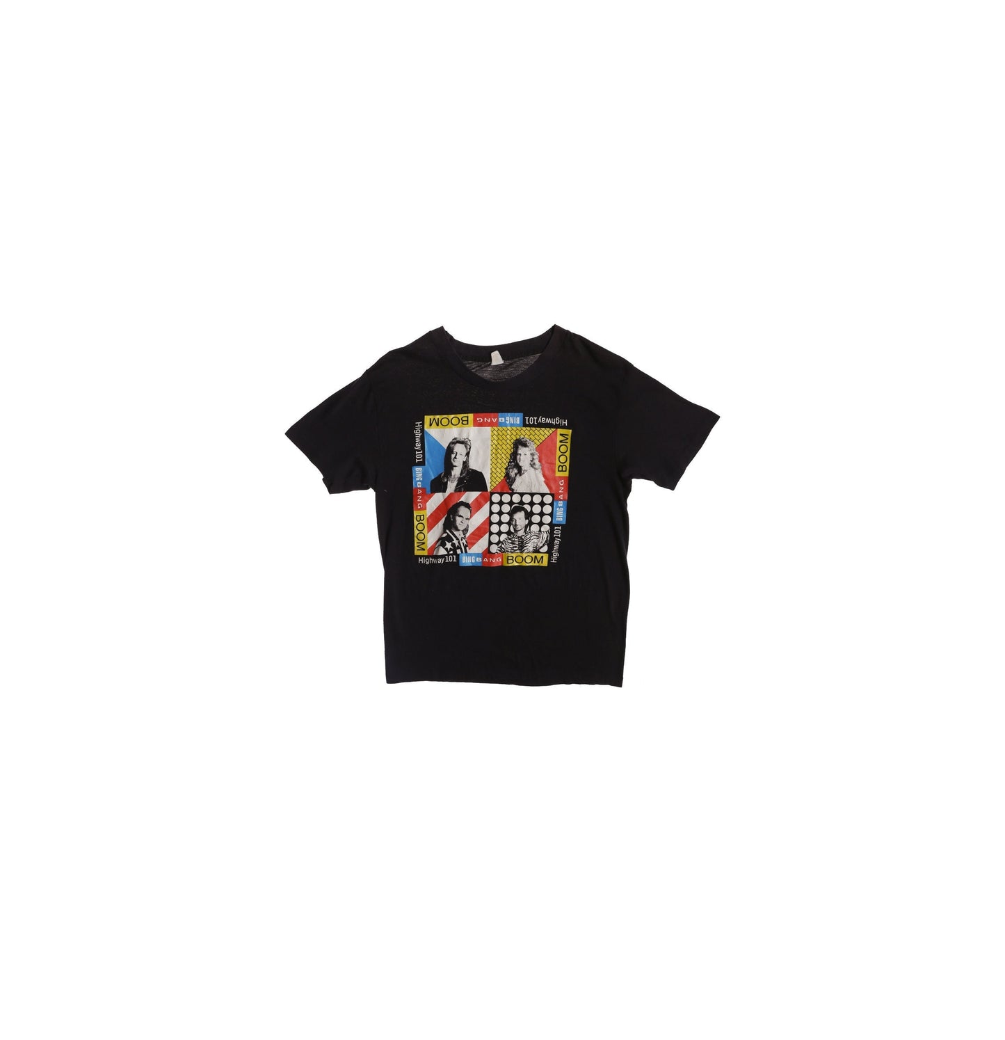 Highway 101 Bing and Boom Country Music Black T-shirt