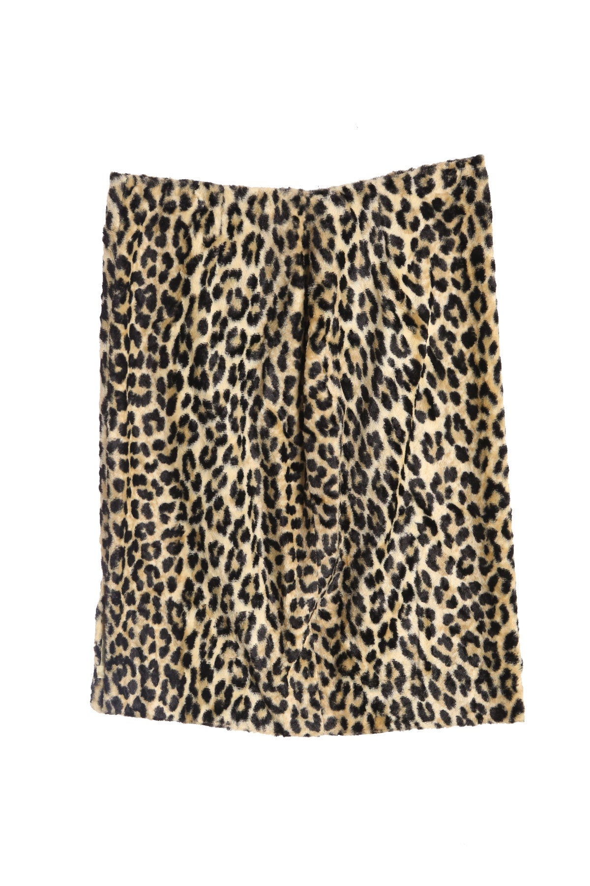 Vintage Women Leopard Print Pencil Skirt - Era 40's - 50's
