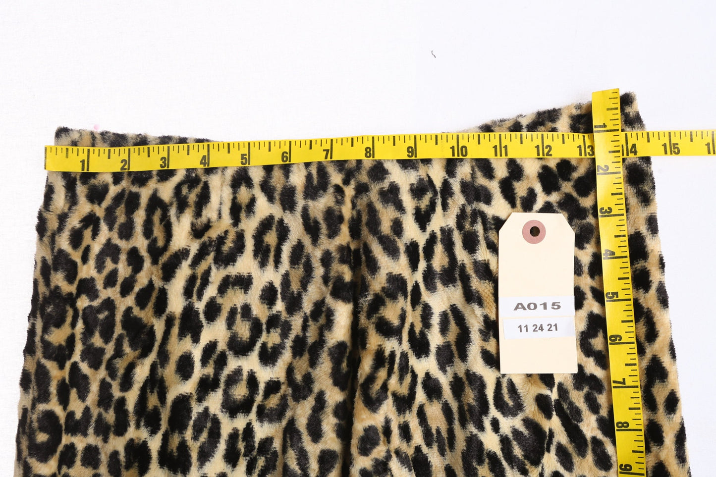 Vintage Women Leopard Print Pencil Skirt - Era 40's - 50's