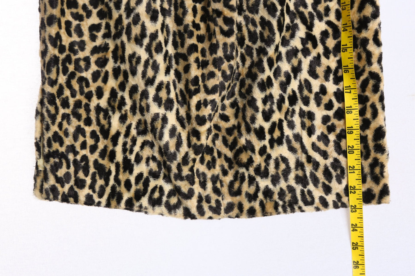 Vintage Women Leopard Print Pencil Skirt - Era 40's - 50's