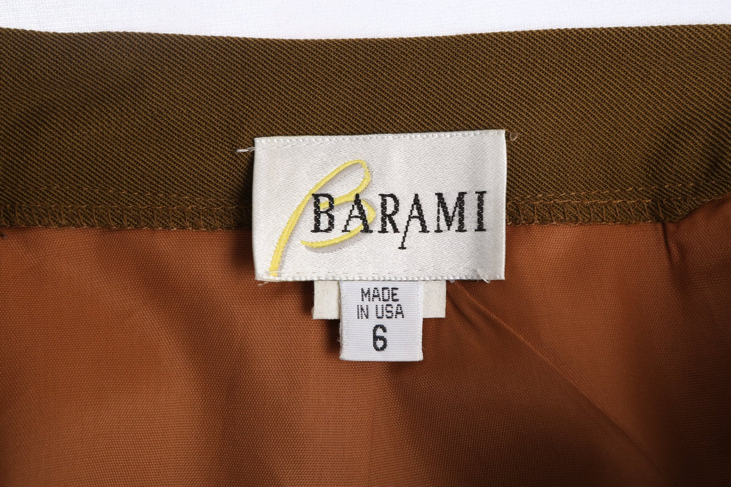 Women Brown Casual Pencil Skirt by Barami