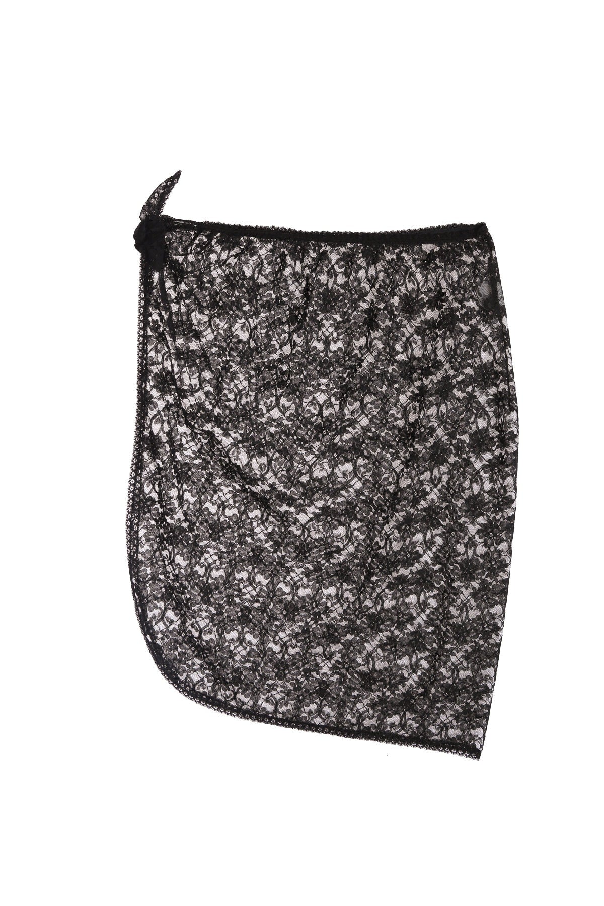 Women Black Lace Slip Under Skirt