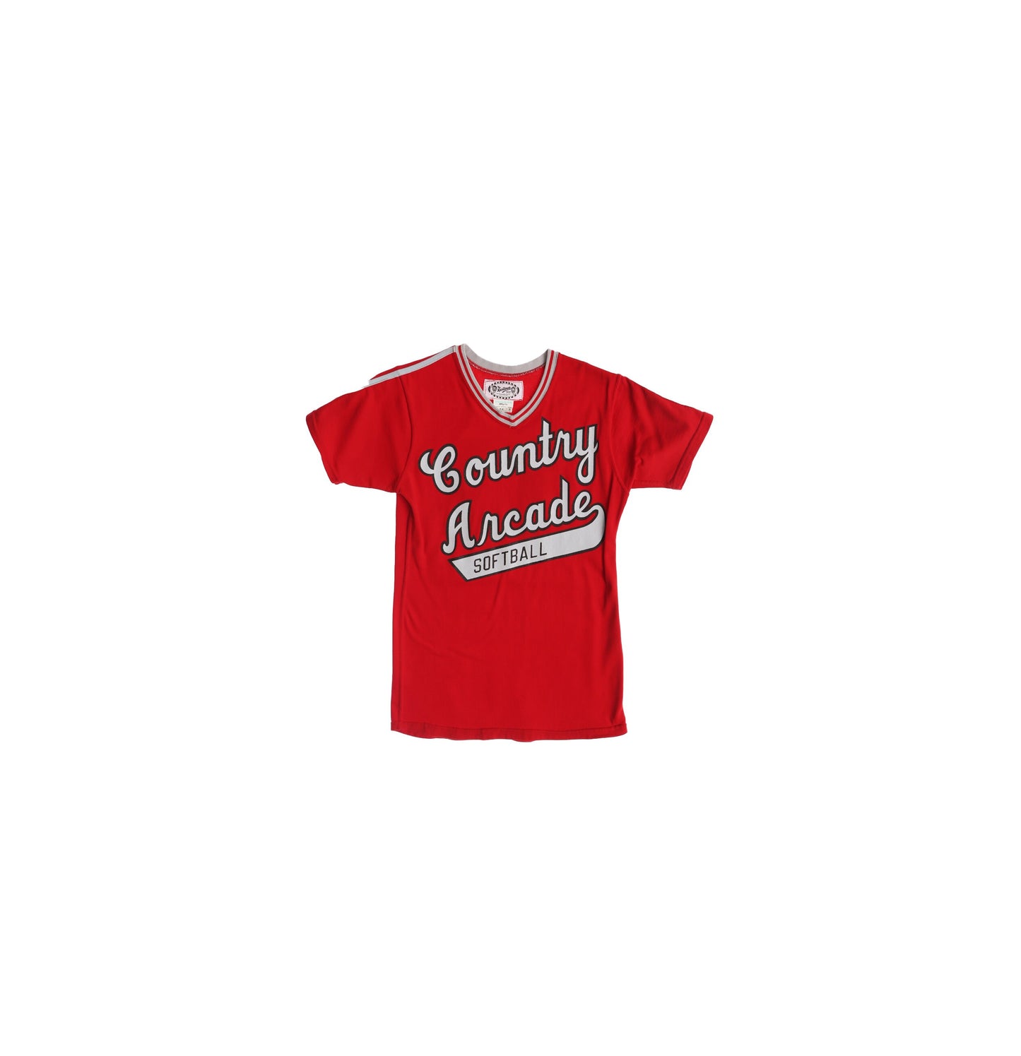 Country Arcade Softball Red Vintage Jersey by The Sportsman