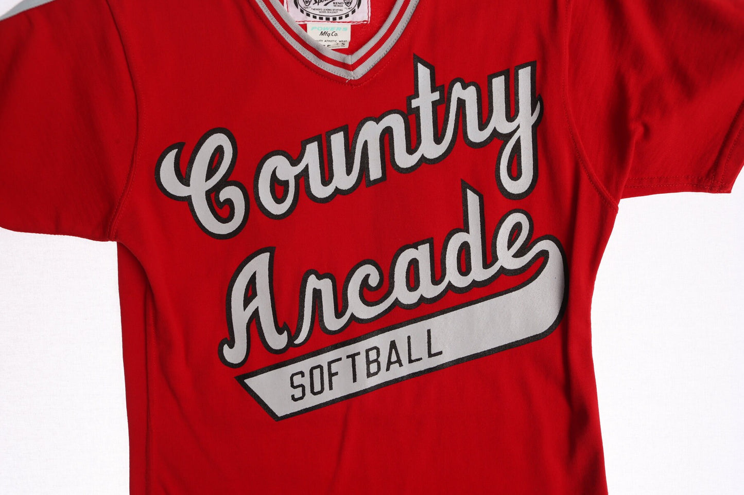 Country Arcade Softball Red Vintage Jersey by The Sportsman