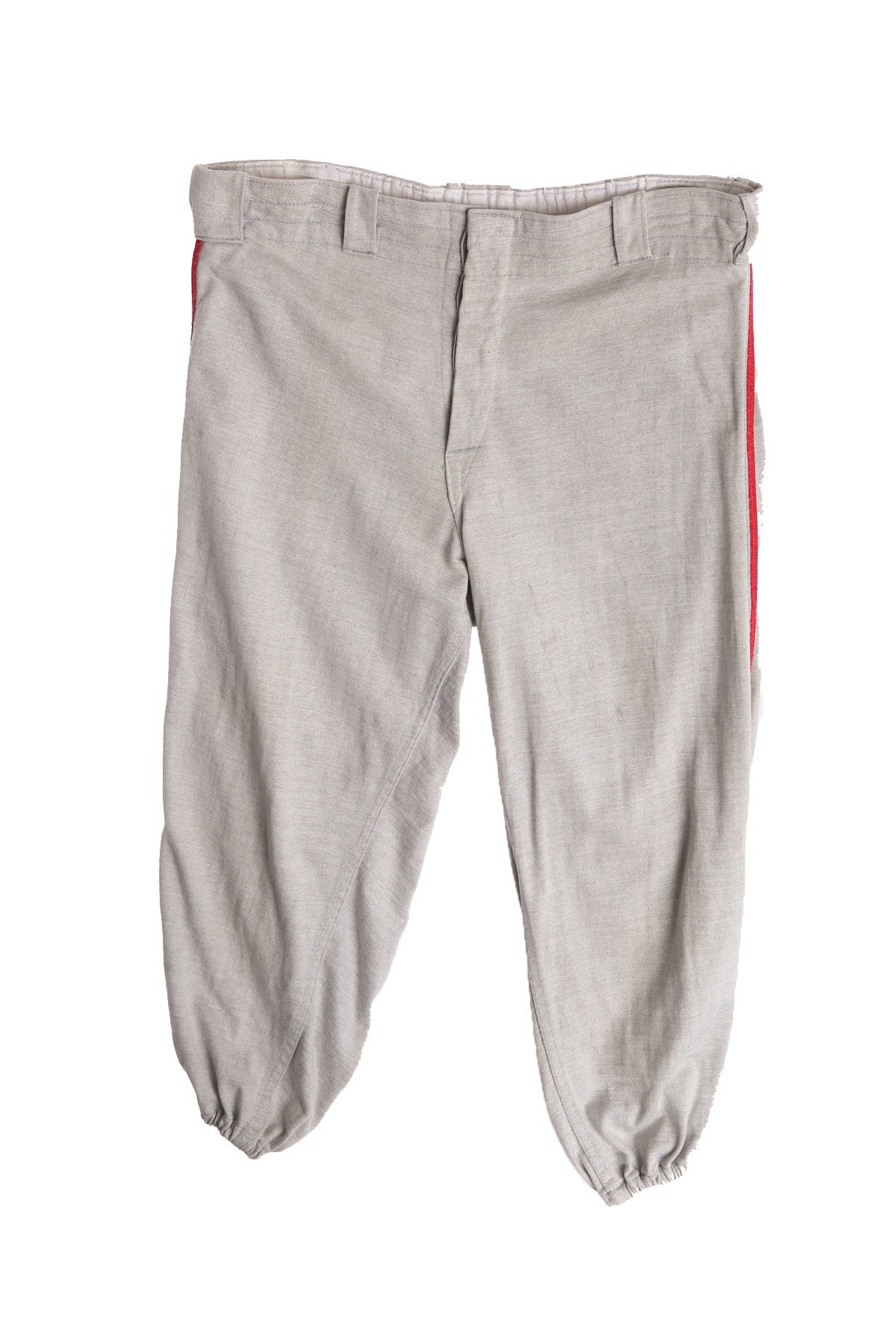 Vintage Gray Baseball Pants with No Print - Era 1950s - 1960s