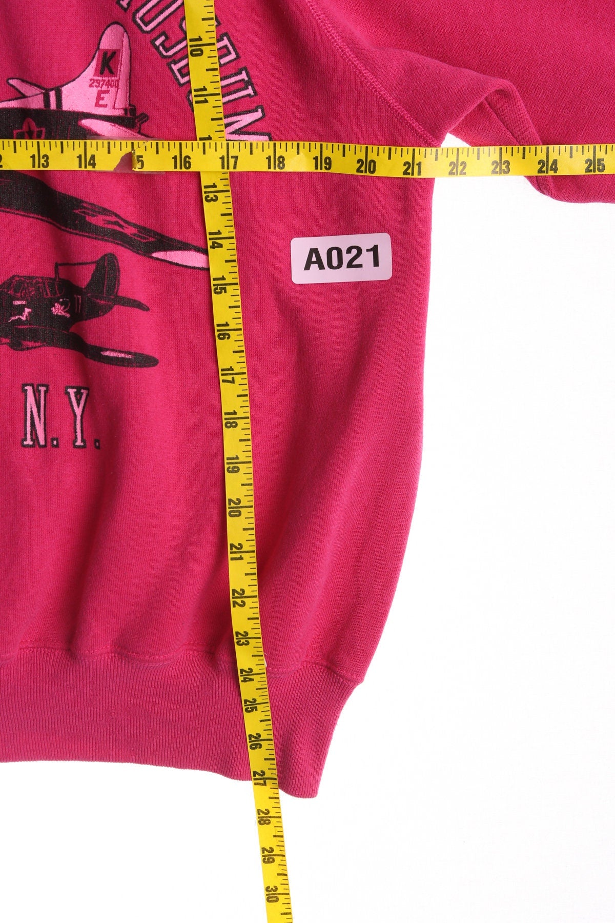 National Warplane Museum Pink Graphic Sweatshirt