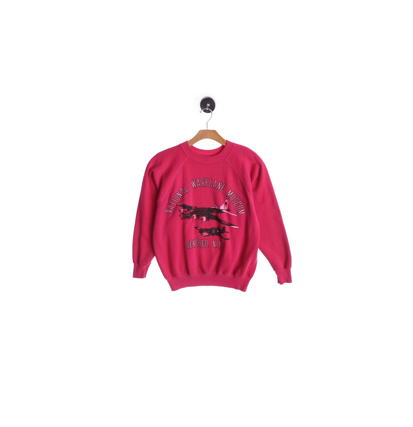 National Warplane Museum Pink Graphic Sweatshirt