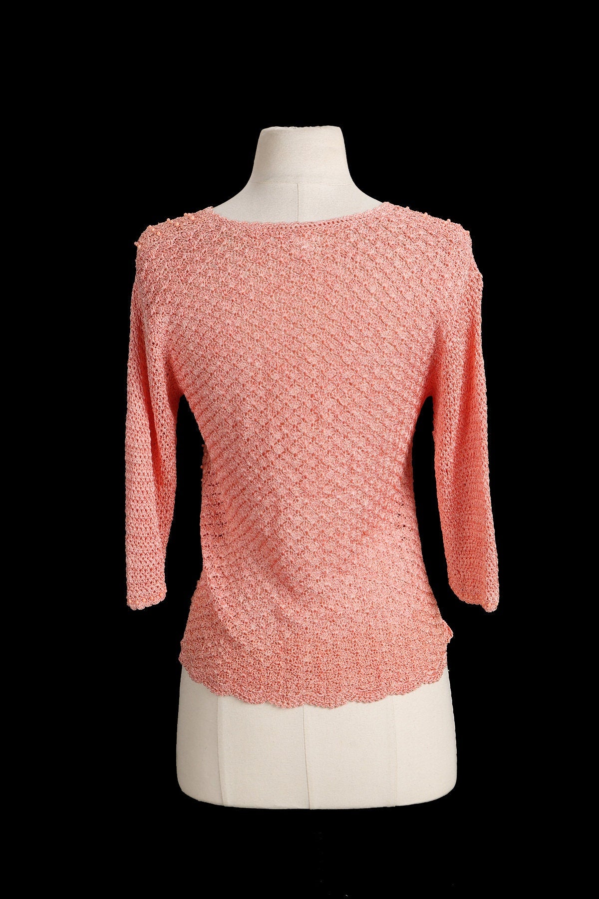 Women Knitted Pink Y2K Top