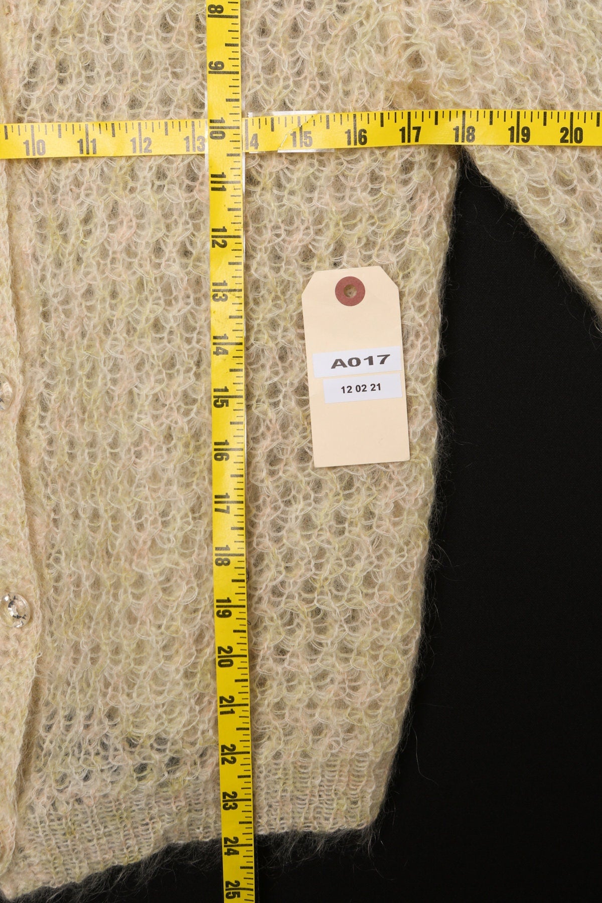 Women Beige Knitted Button Up Cardigan Sweater