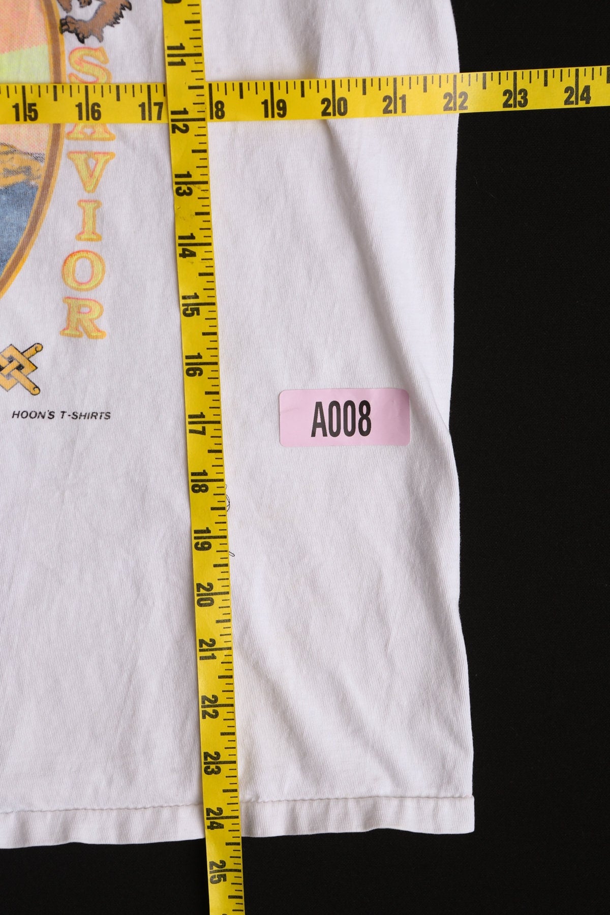 The Great King of Ethiopia White Graphic Vintage T-shirt