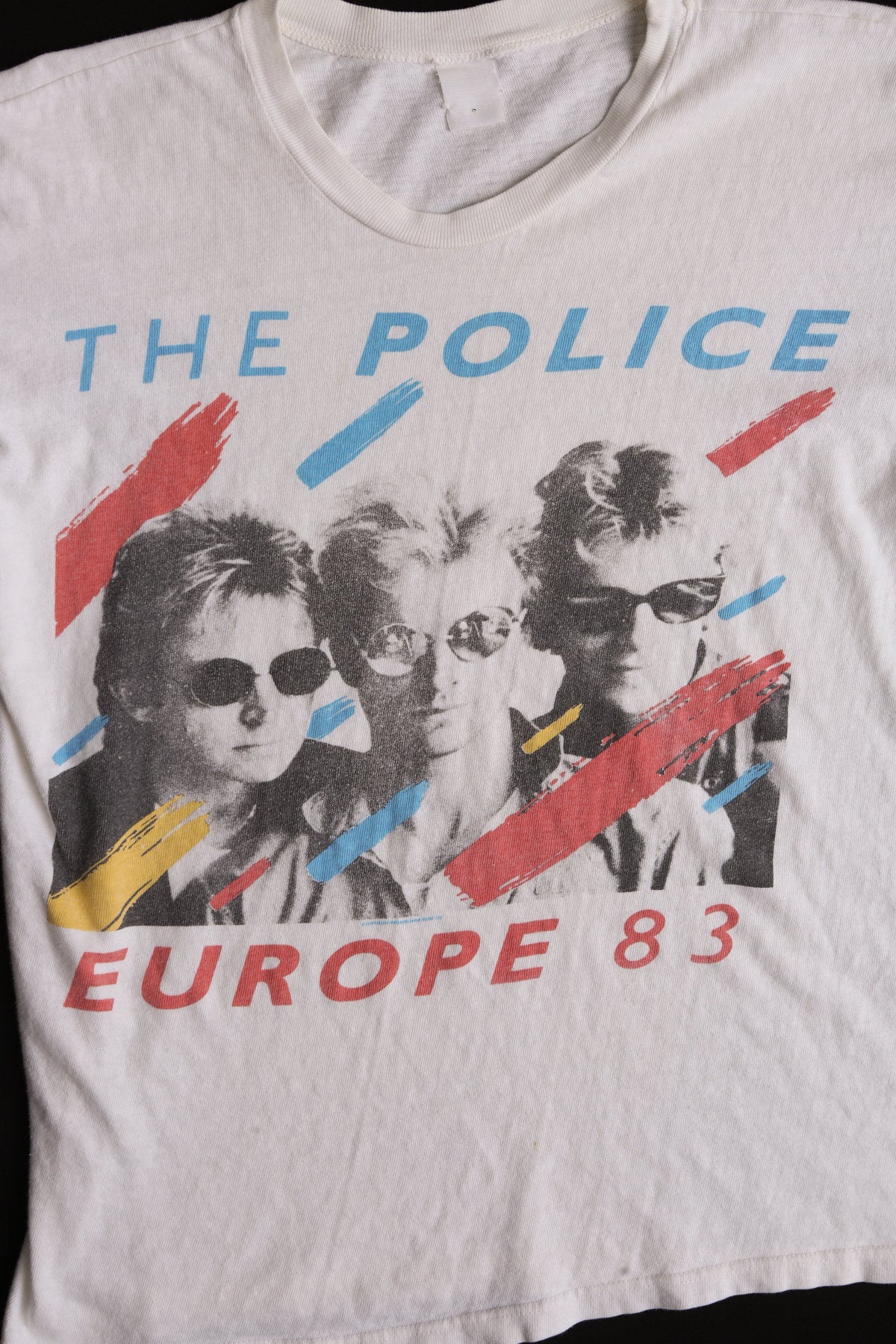 1983 Europe the Police Rock Graphic T-shirt