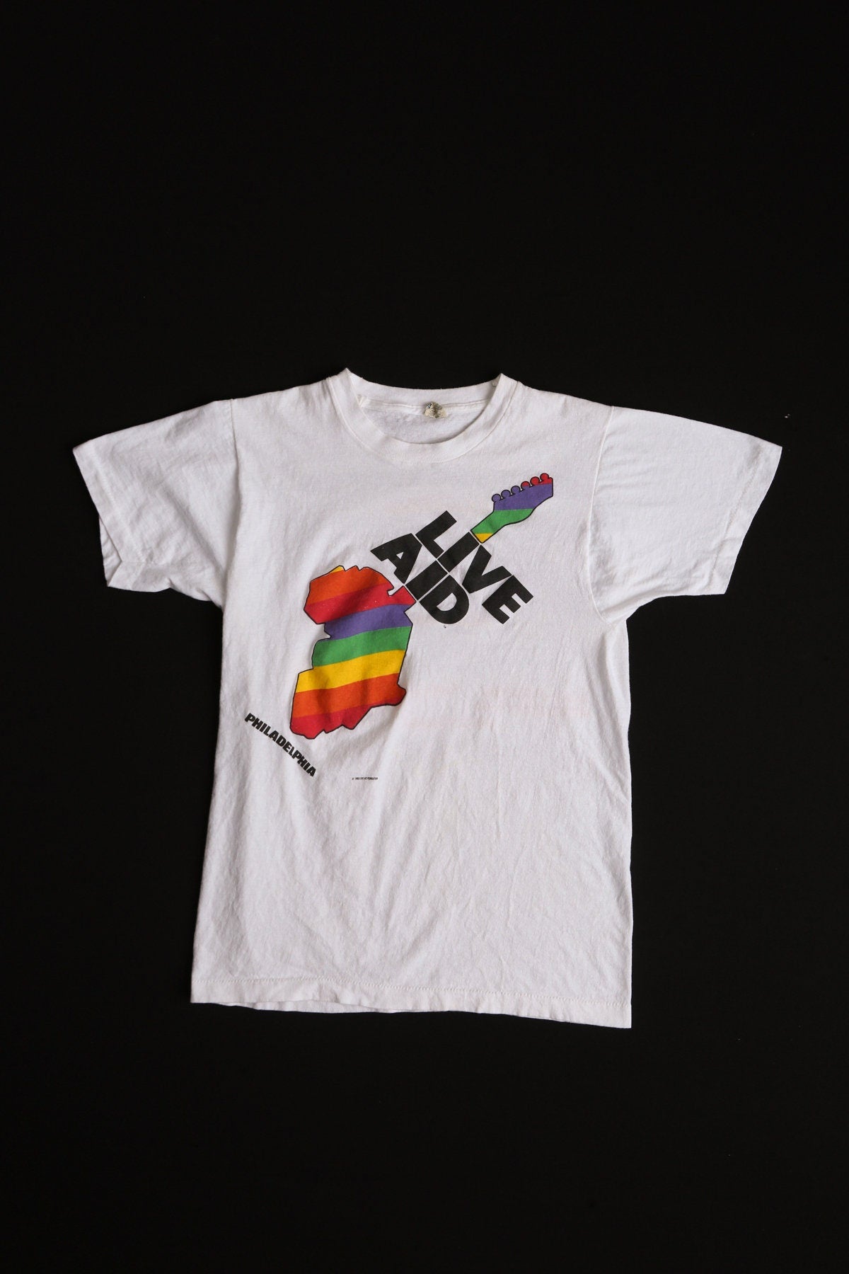 Live Aid Philadelphia Feed the World - Live Aid USA and UK July 13, 1985, Graphic T-shirt