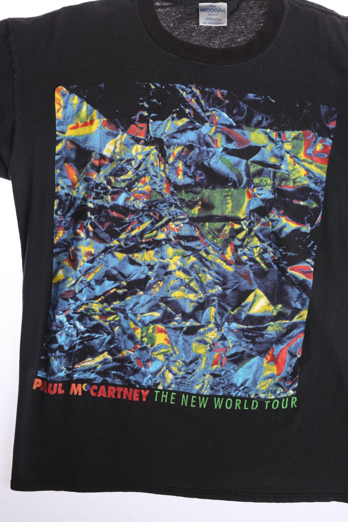 Paul McCartney The New World Tour Black Graphic T-shirt