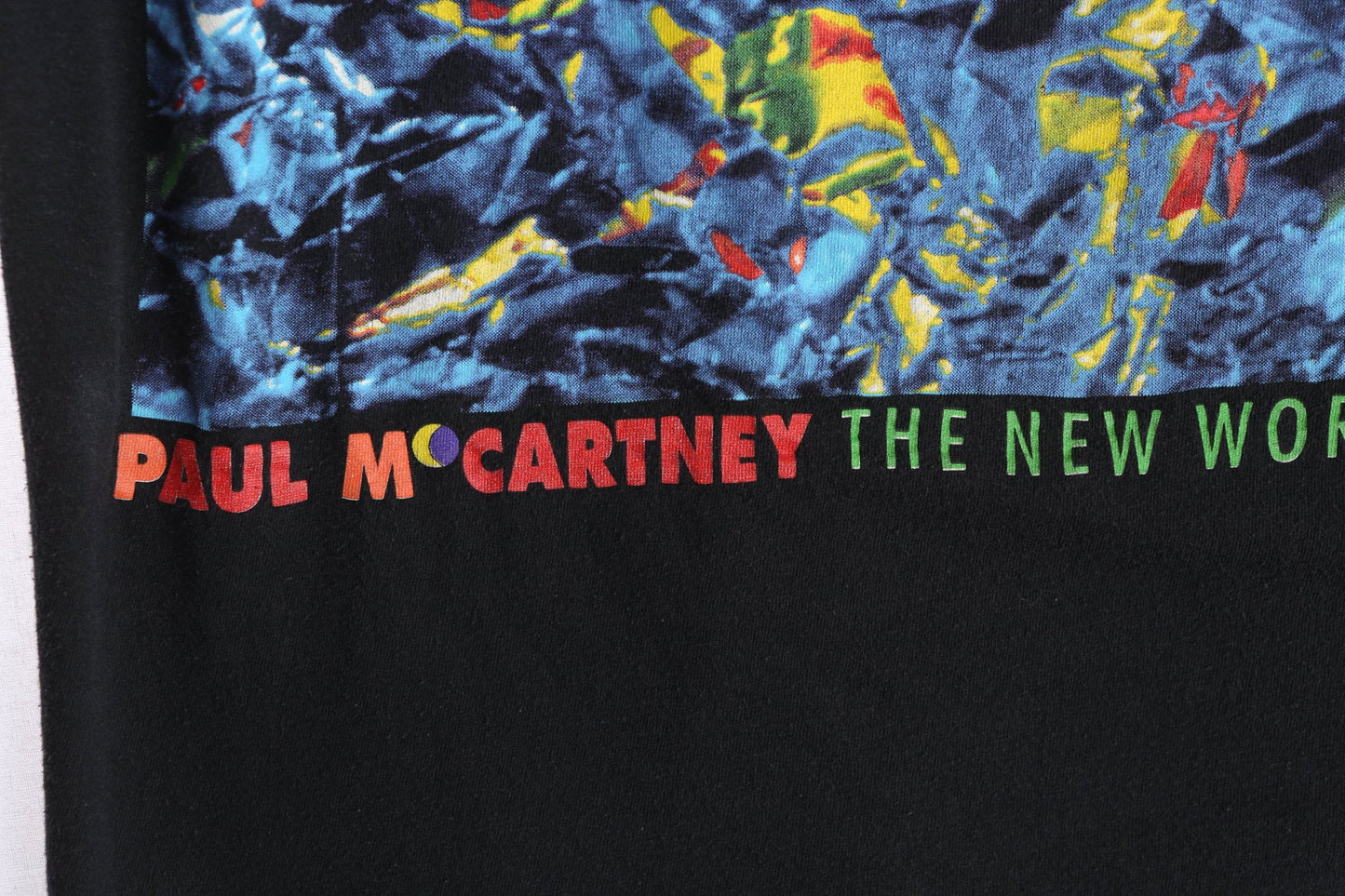 Paul McCartney The New World Tour Black Graphic T-shirt