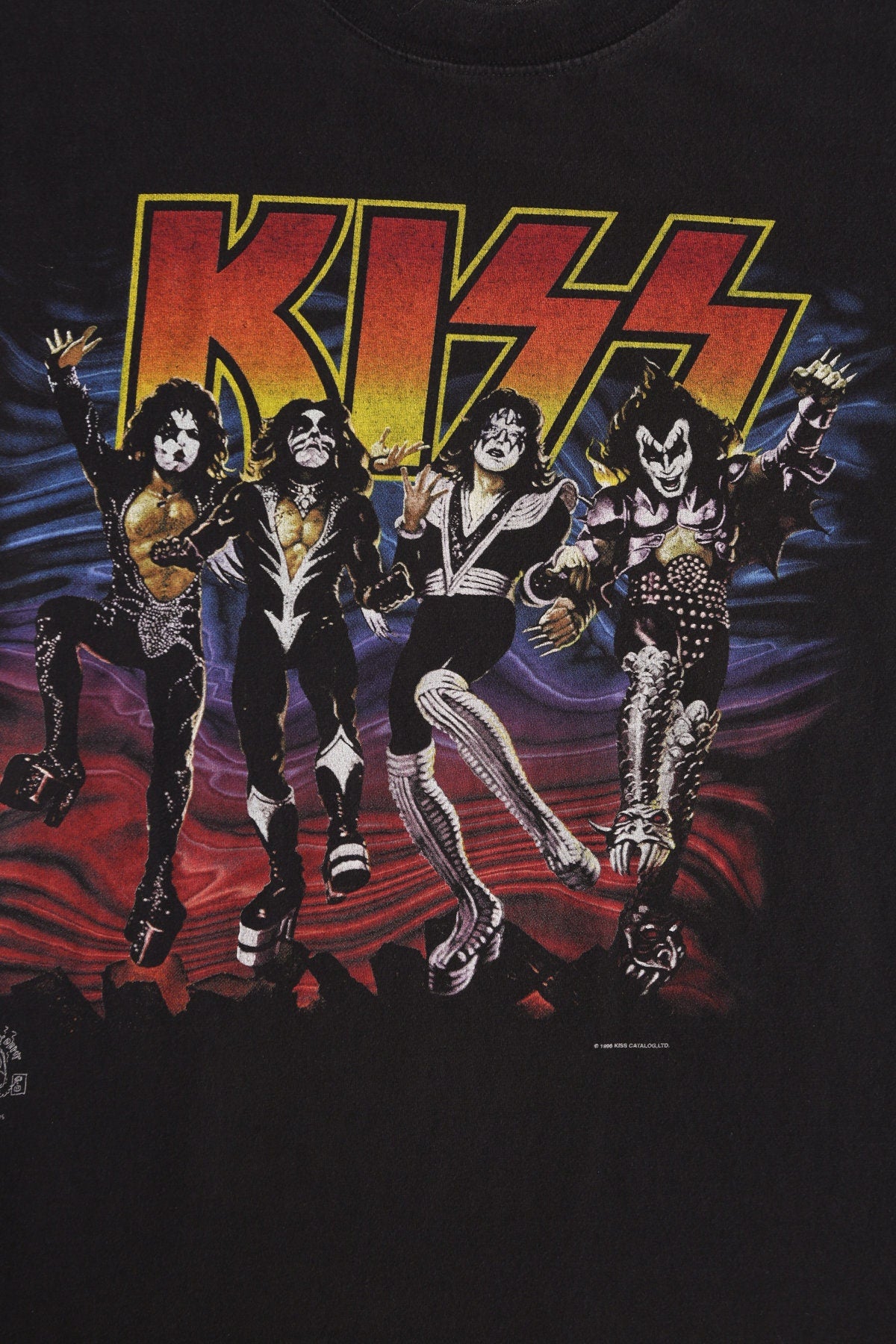 Kiss Destroyer - 20 Years of destruction 76 to 96 Rock Graphic T-shirt