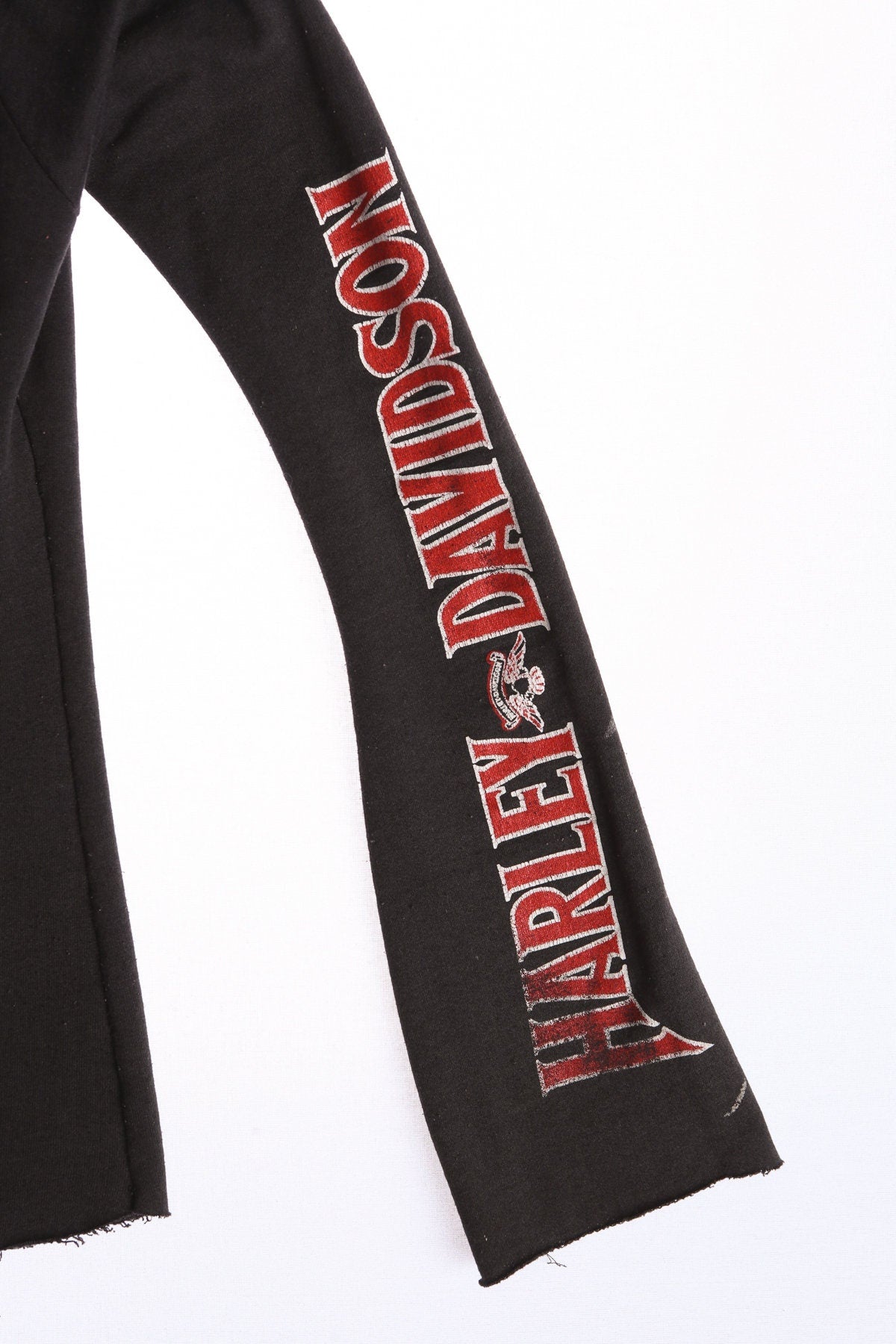 Vintage Long Sleeves Black Biker Graphic Shirt with Harley Davidson Cameron's Motorcycles  - Our way of Life