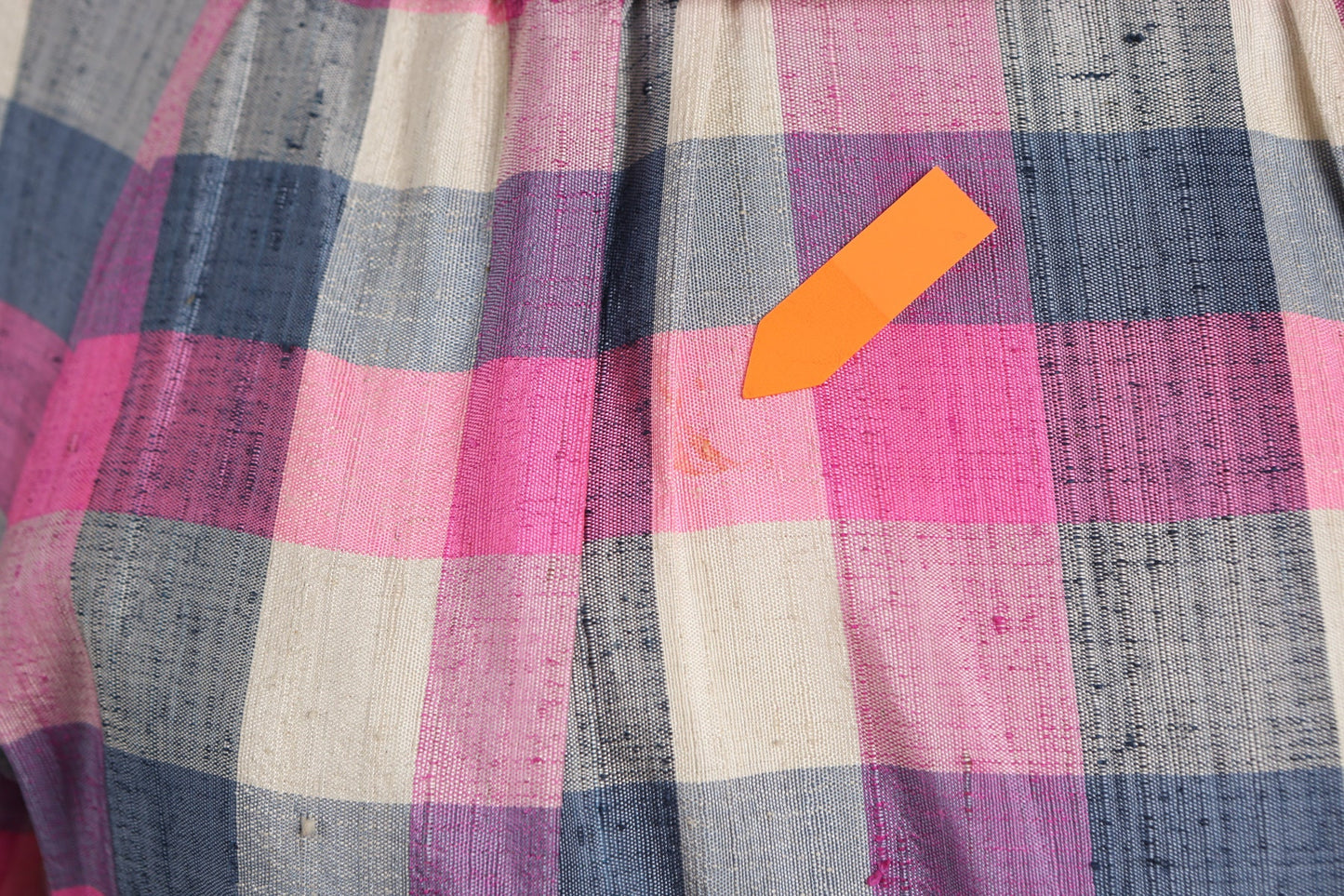 Vintage Women Pink Plaid Retro Dress - Era 50s - 60s