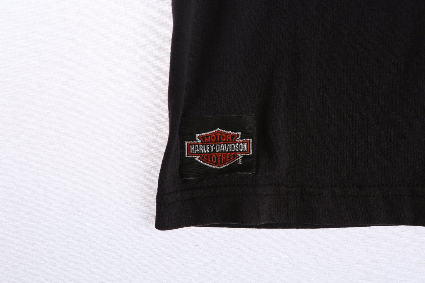 Vintage Harley Davidson Symbol of American Freedom Black Graphic T-shirt