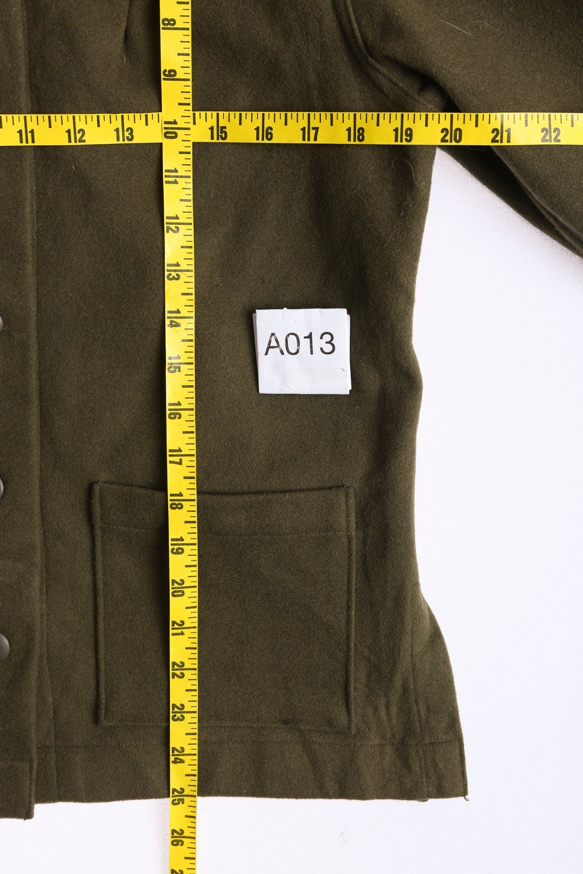 Vintage Women Green Military Field Jacket - OG-198 by Alpha Industries Inc.