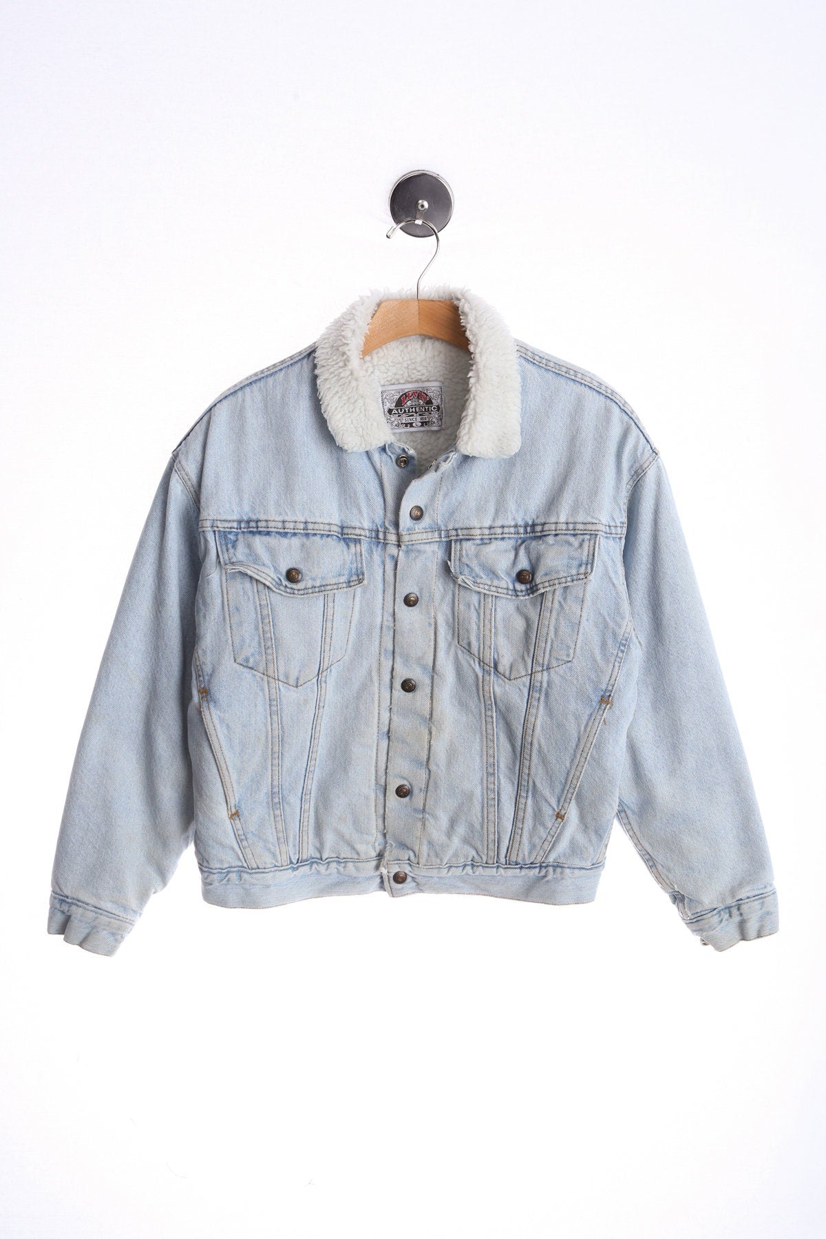 Levi's Blue Denim Sherpa - Era 80's - 90's