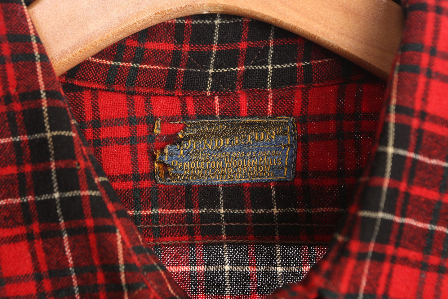 Pendleton Men's Red Plaid Flannel Shirt