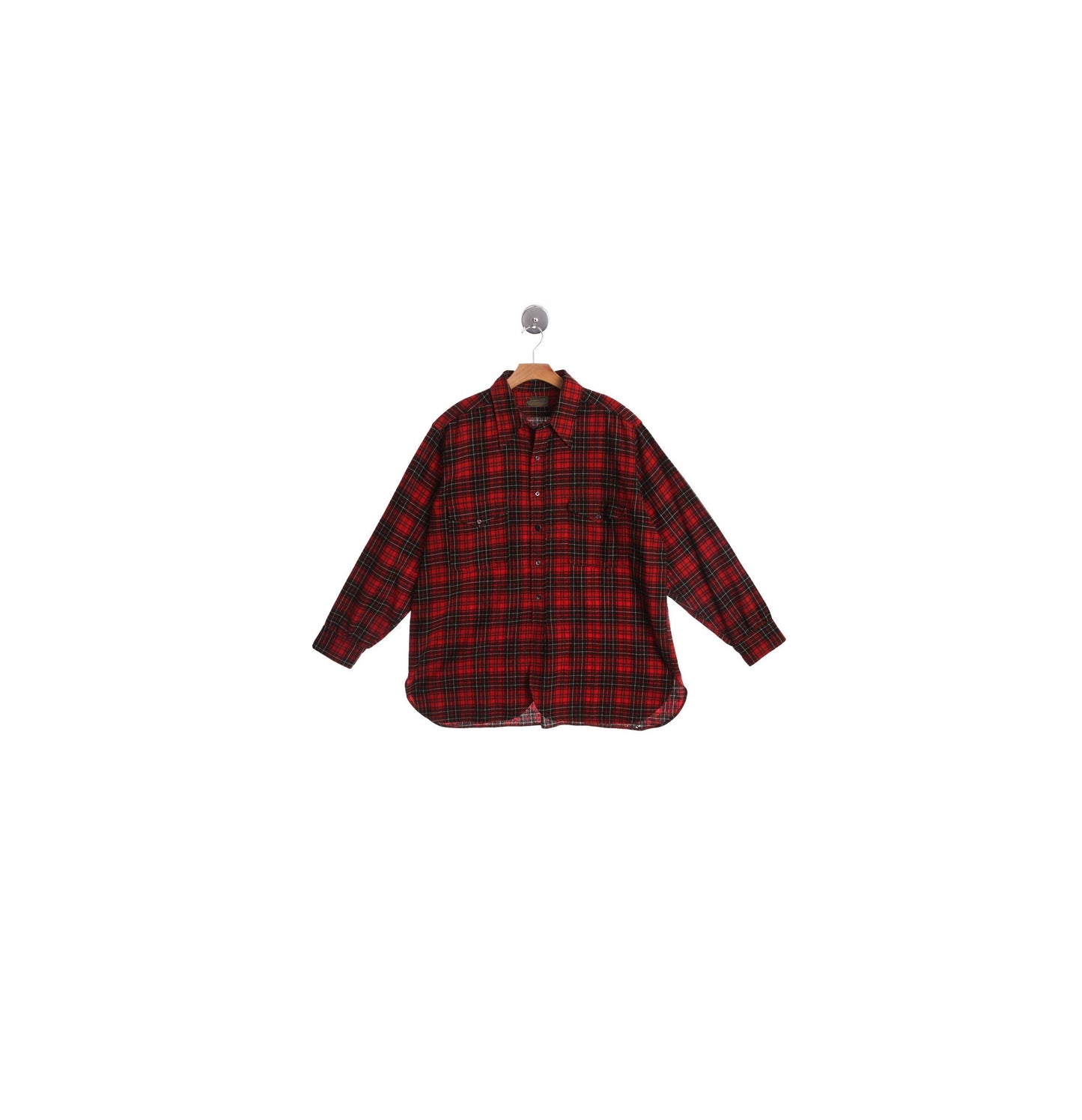 Pendleton Men's Red Plaid Flannel Shirt