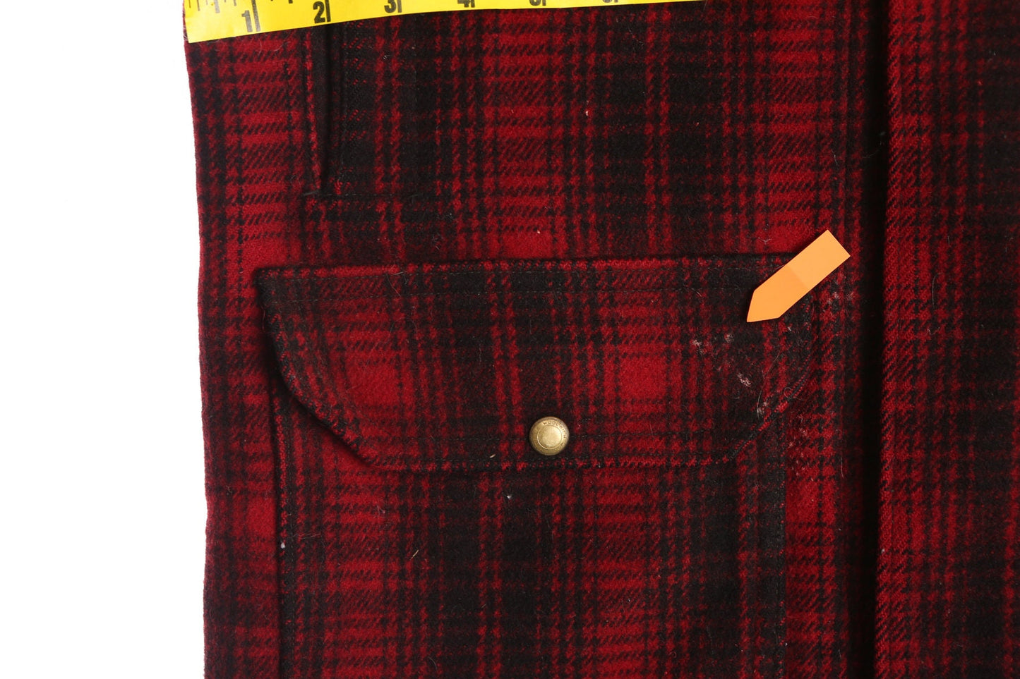 Vintage Woolrich Red Plaid Winter Coat - Woolrich Woolen Mills