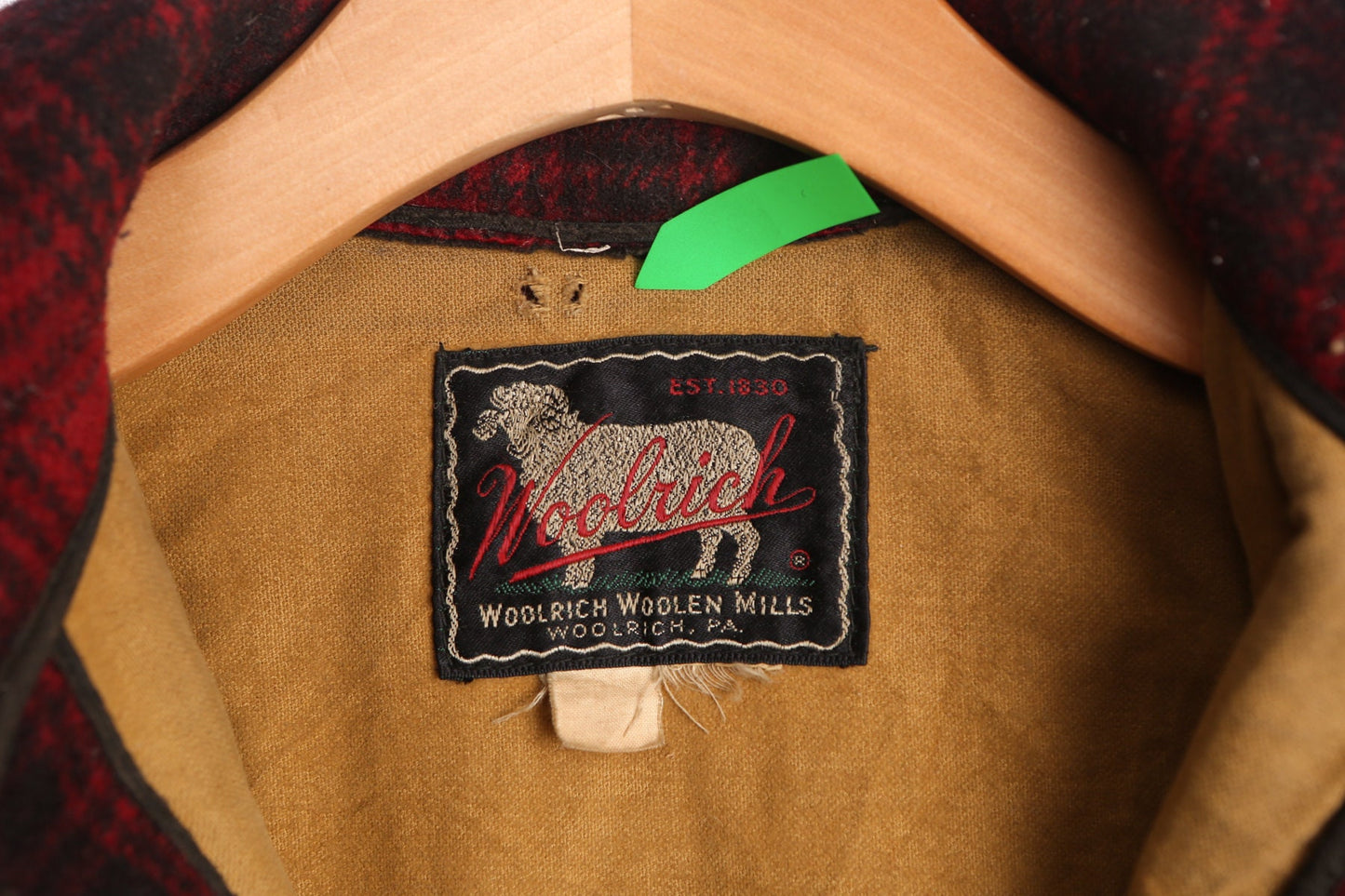 Vintage Woolrich Red Plaid Winter Coat - Woolrich Woolen Mills