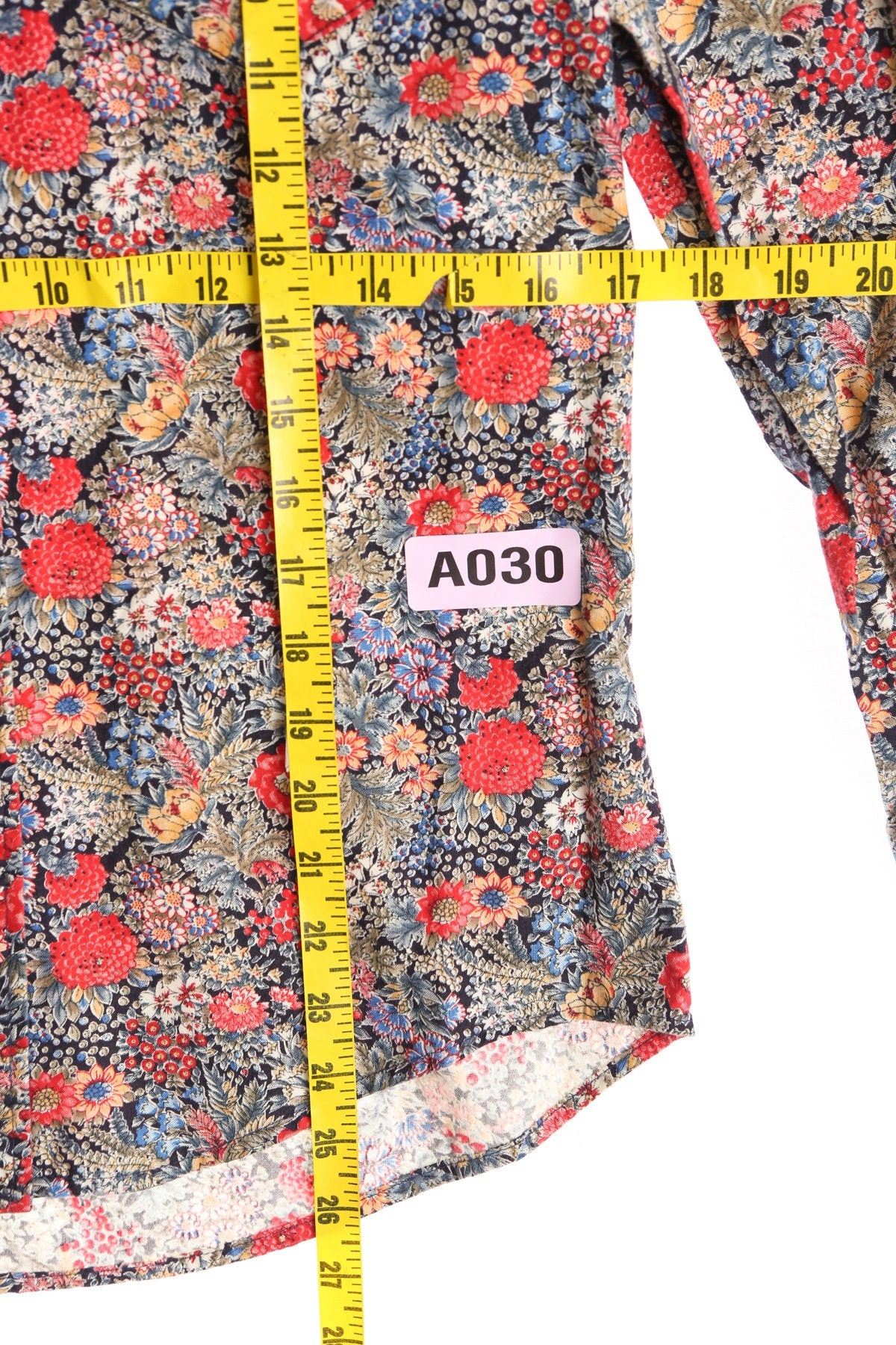 Women Floral Print Red Western Top