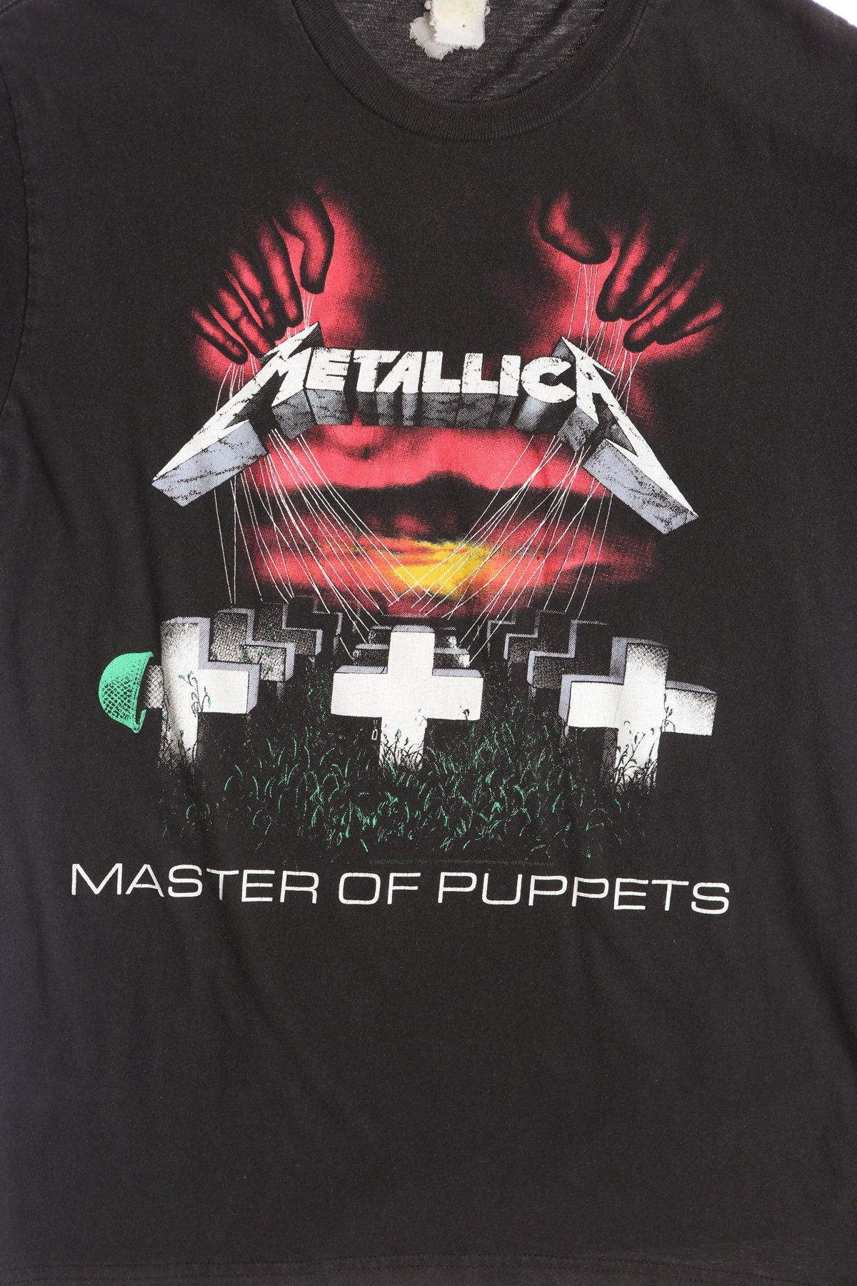 Metallica Master of Puppets Black Rock Graphic T-shirt