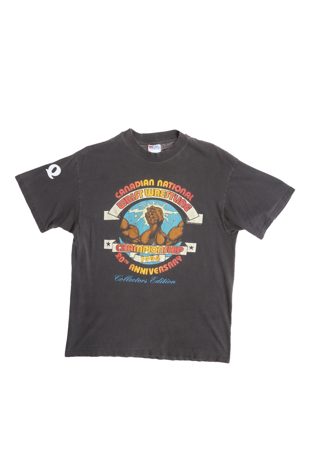 1994 Canadian National Wrist Wrestling Championship Graphic T-shirt - Collector's Edition 20th Anniversary