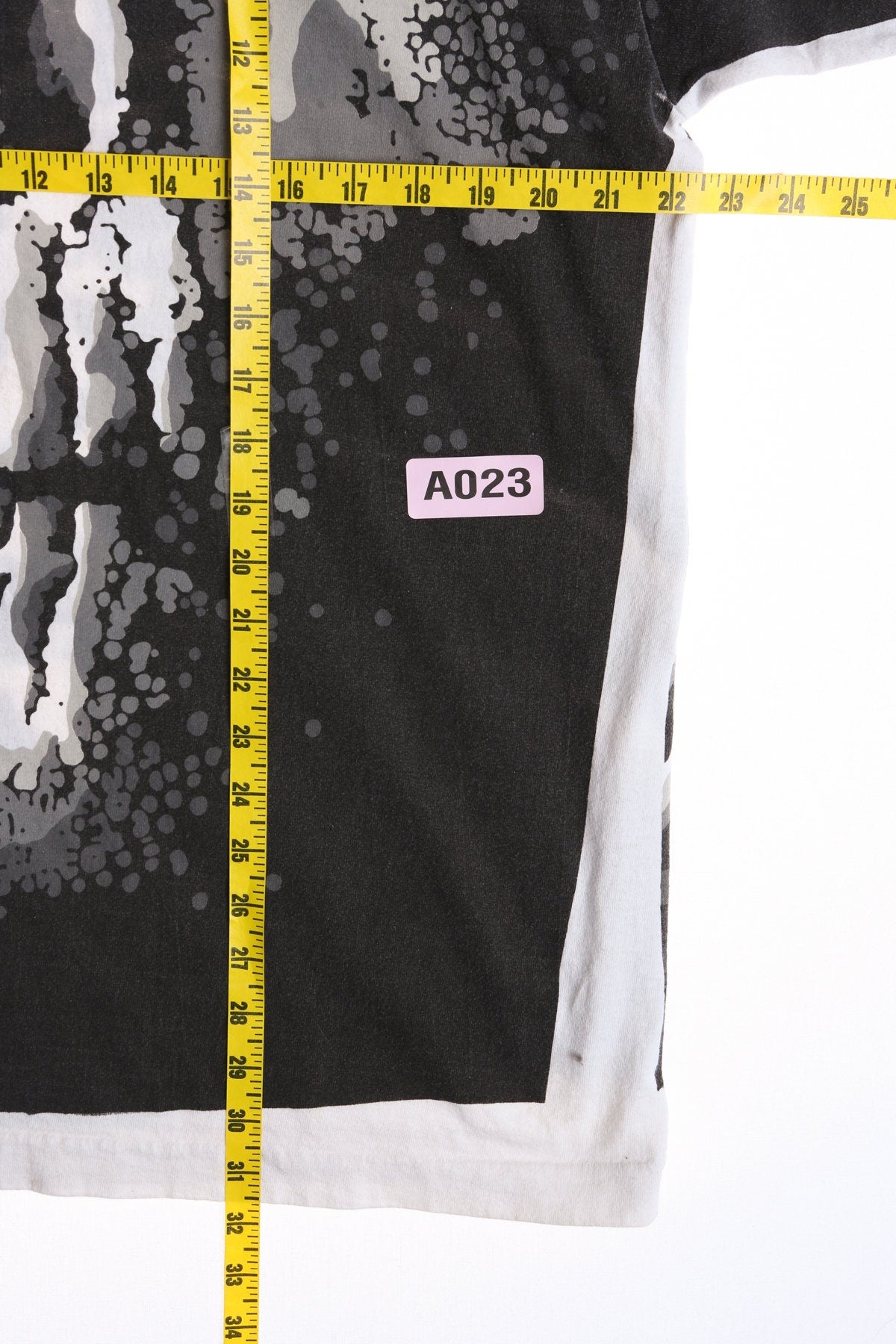 Liquid Blue Skeleton Face Graphic T-shirt