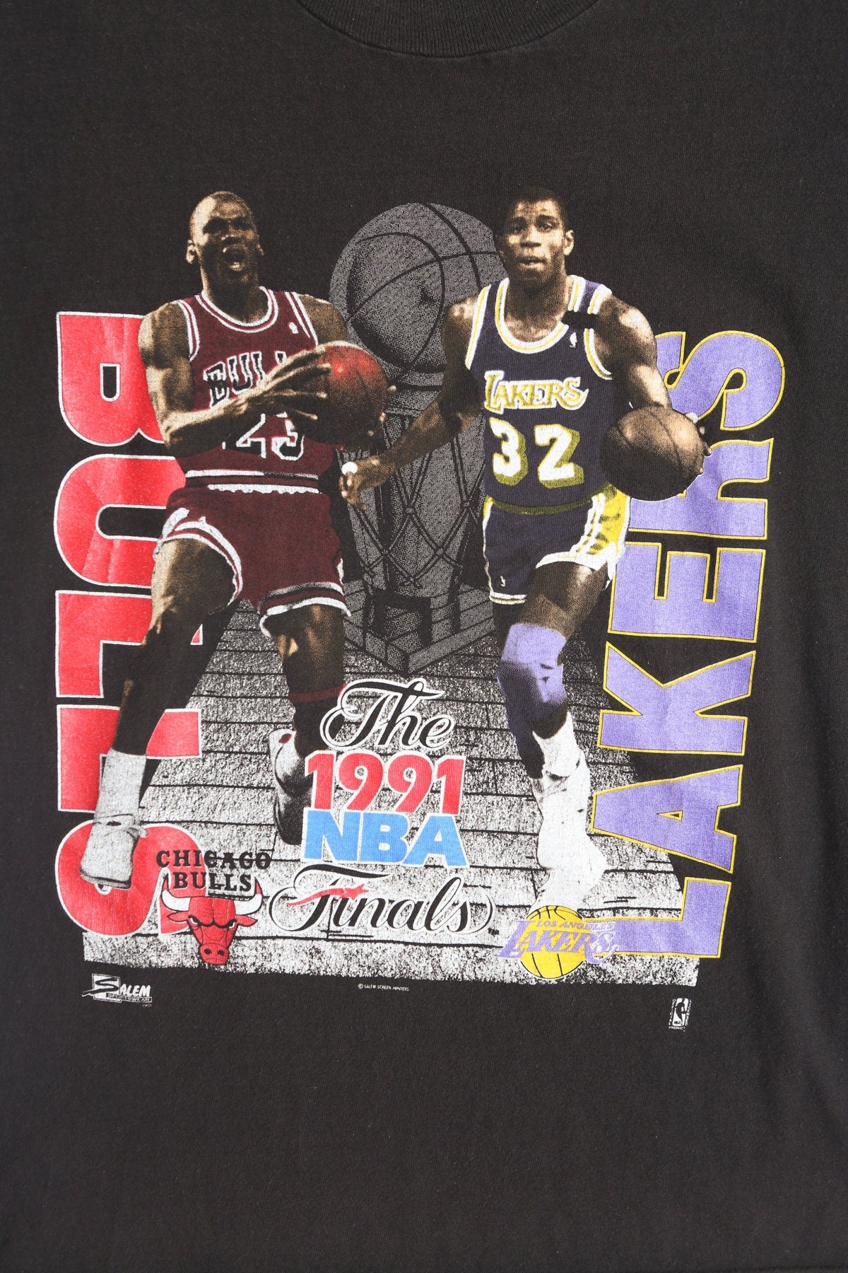 1991 NBA Finals Graphic T-shirt - Chicago Bulls VS Los Angeles Lakers