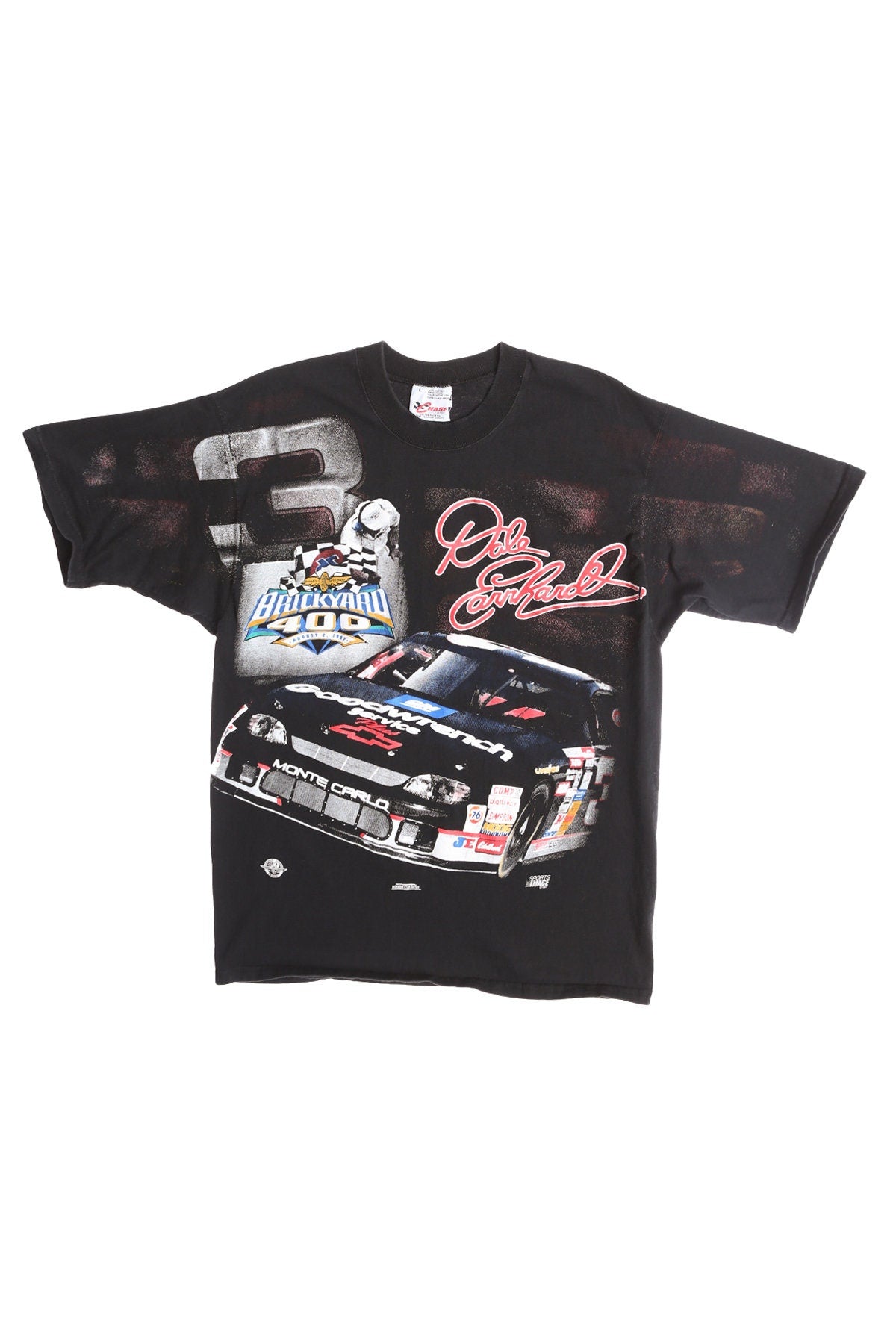 Dael Earnhardt NASCAR Graphic T-shirt 1997 August 2 Brickyard 400
