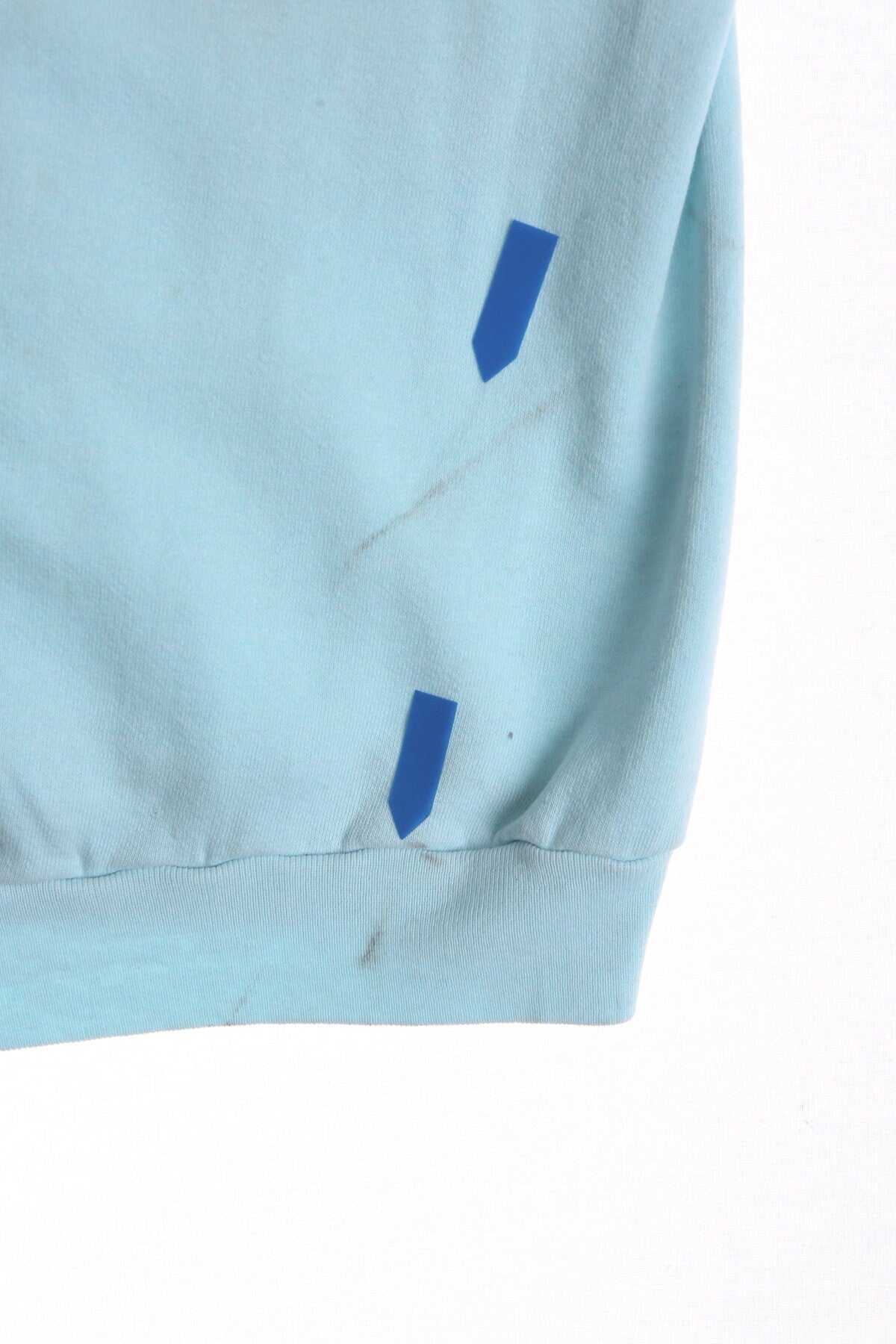 Vintage Coca Cola Blue Graphic Sweatshirt with Beach Surfing Print