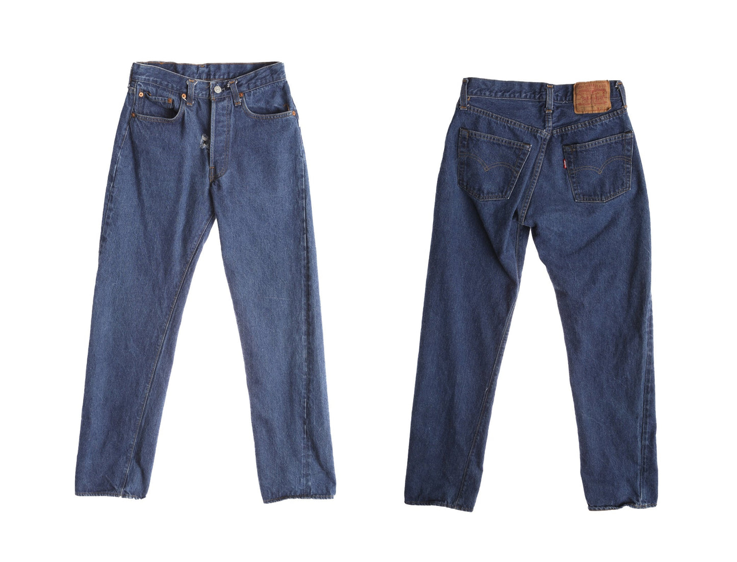 Vintage 501 Levi's Jeans - Dark Wash Blue - Made in USA - Era 80s - 90s